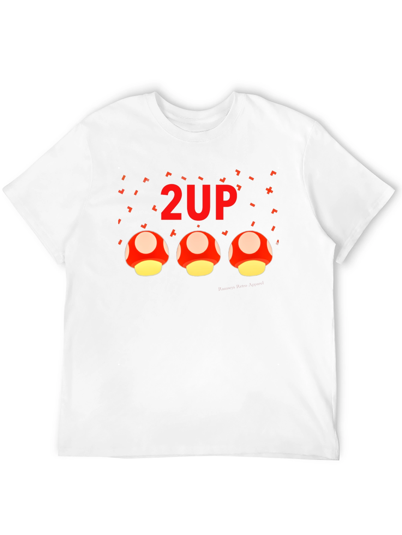2UP Mushroom Gamer Graphic T-Shirt