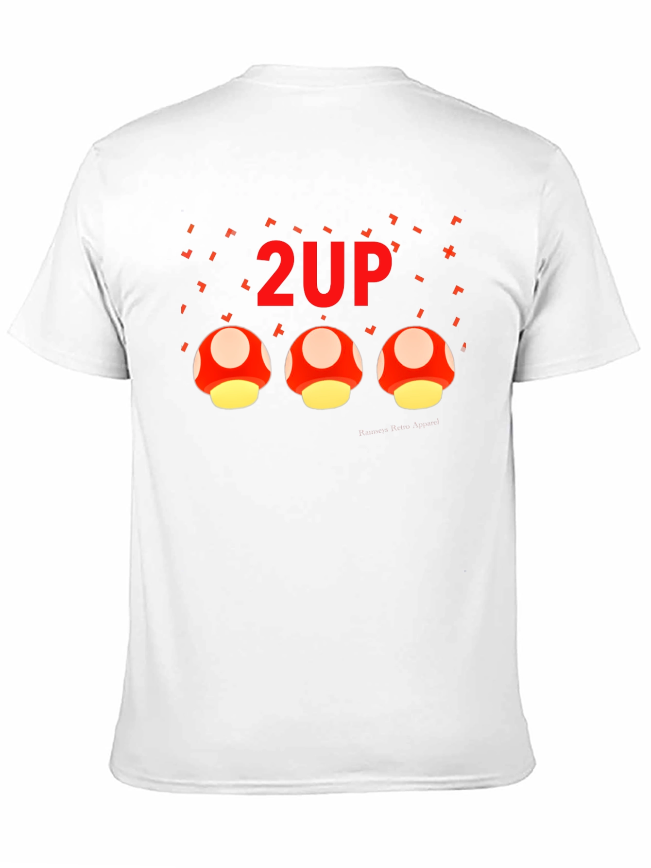 2UP Mushroom Gamer Graphic T-Shirt