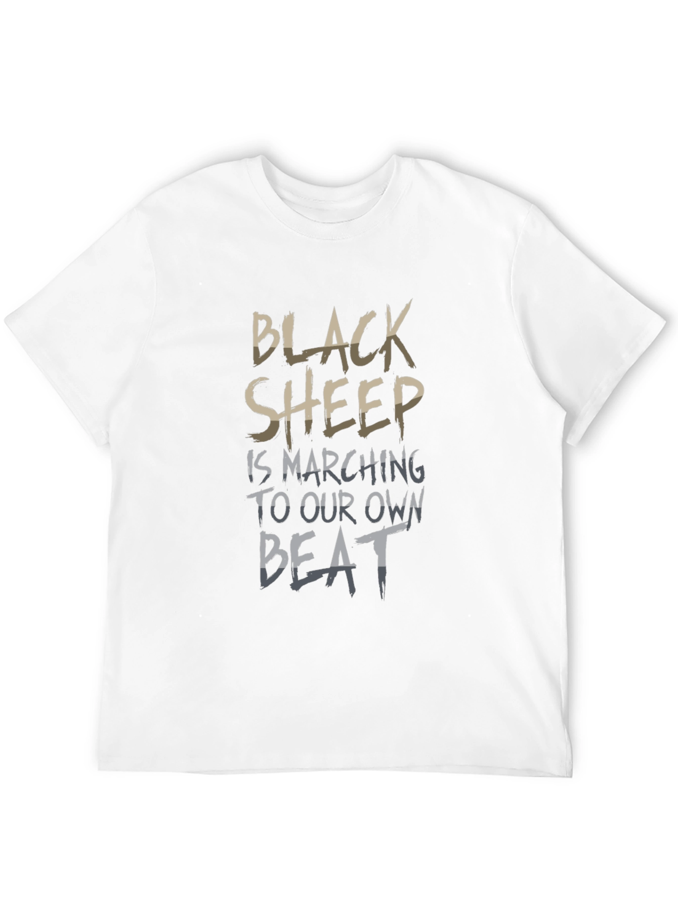 Black Sheep Statement T-Shirt: March to Your Own Beat