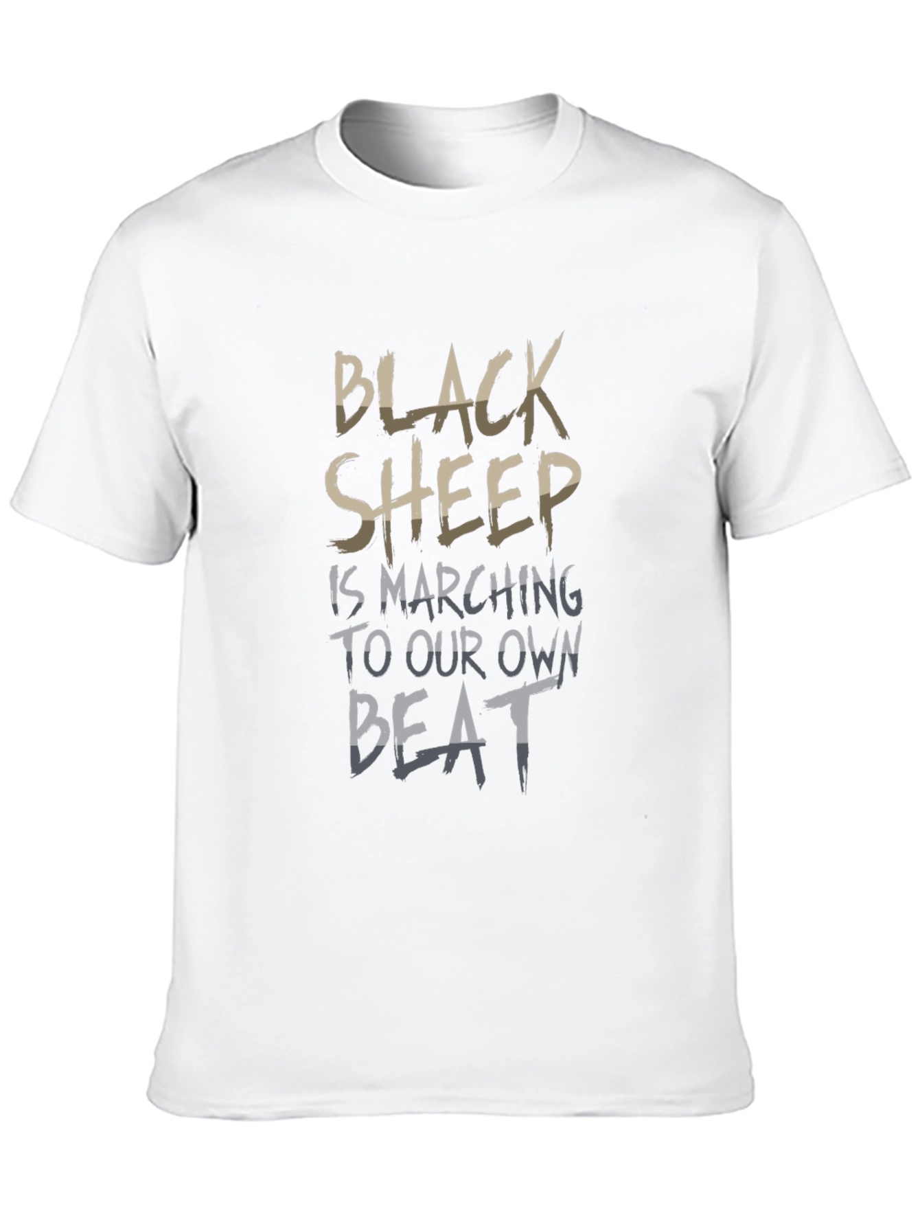 Black Sheep Statement T-Shirt: March to Your Own Beat