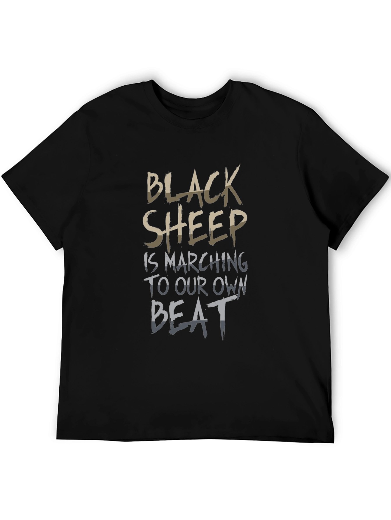 Black Sheep Statement T-Shirt: March to Your Own Beat