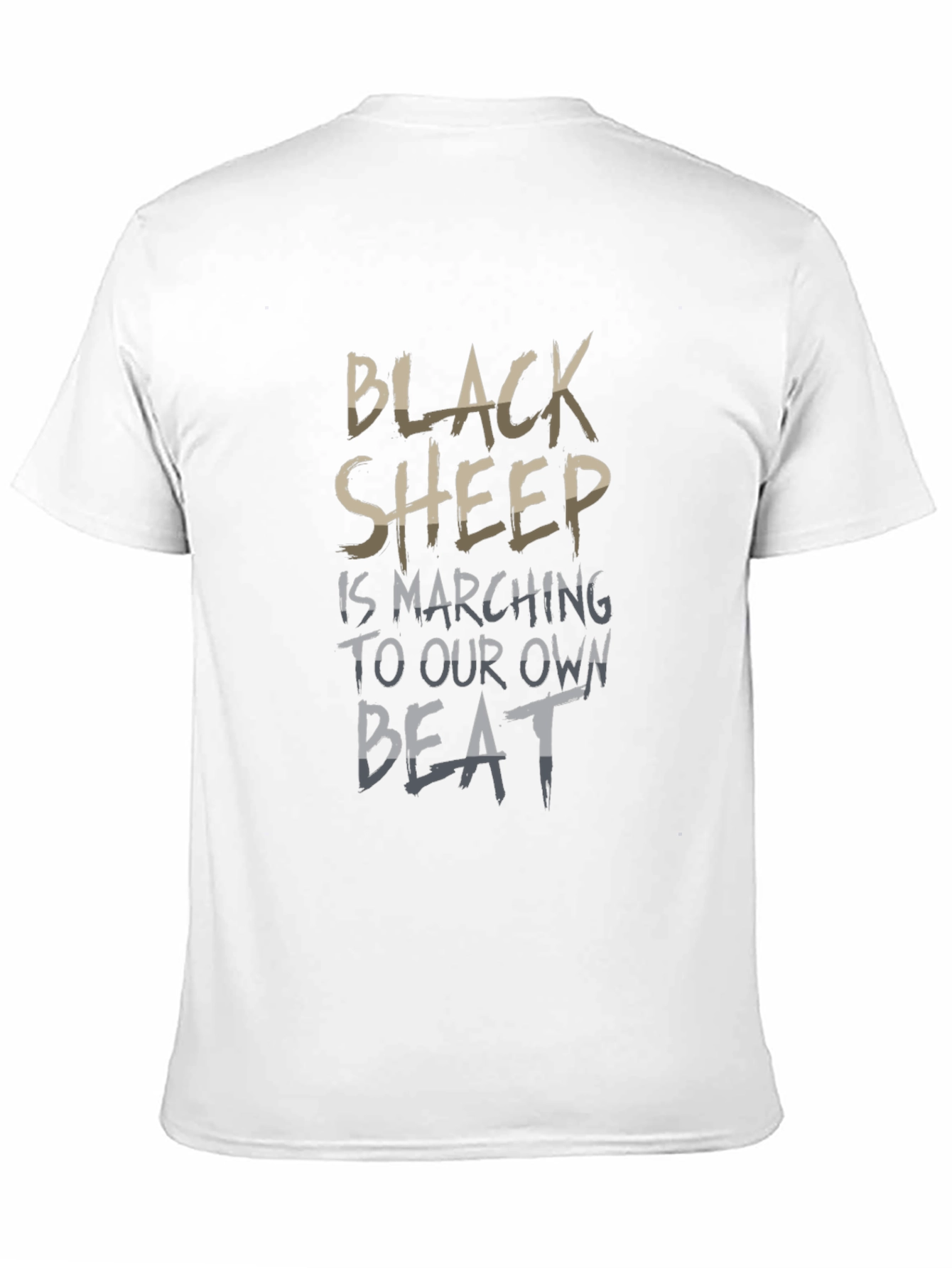 Black Sheep Statement T-Shirt: March to Your Own Beat