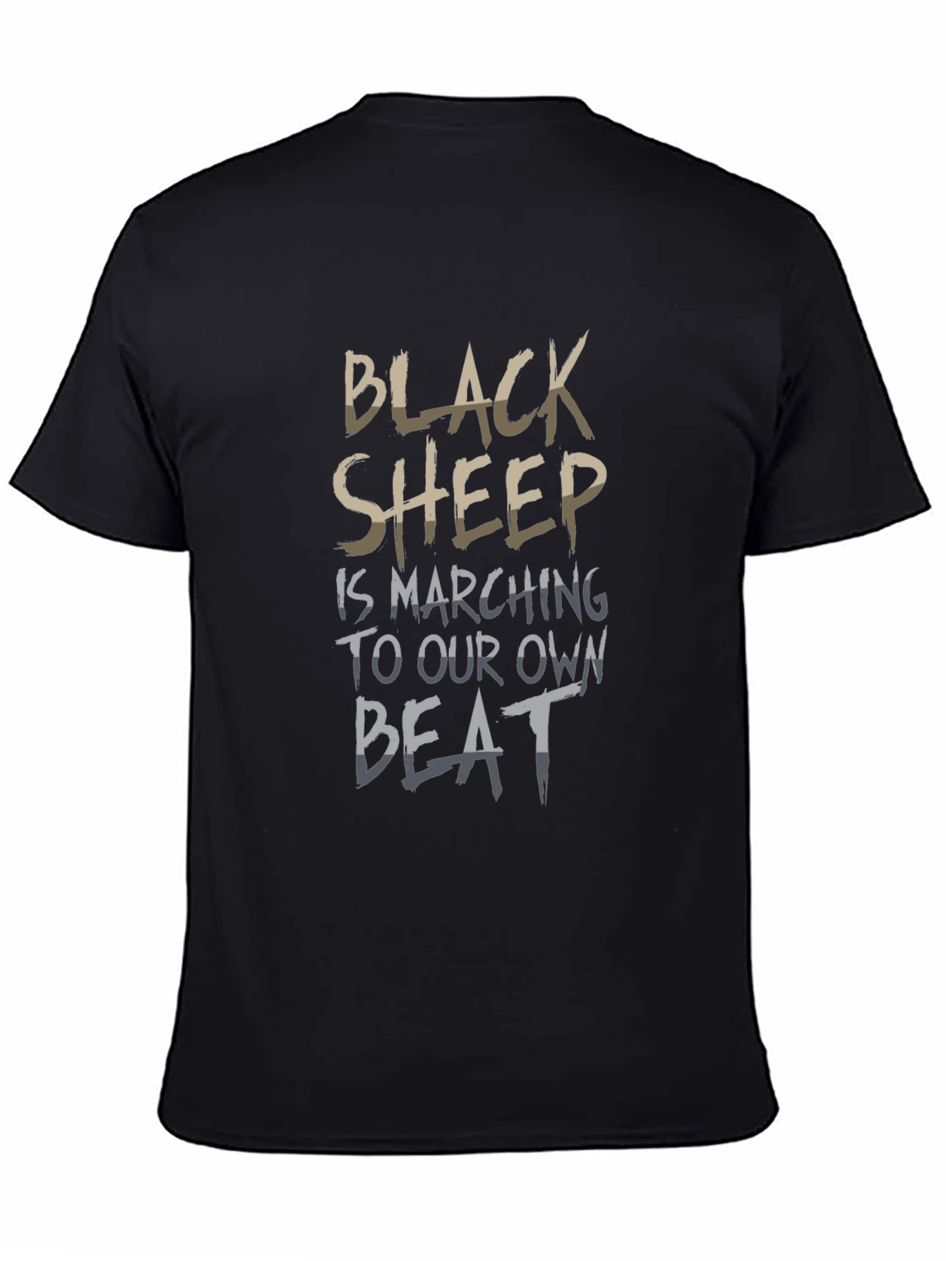 Black Sheep Statement T-Shirt: March to Your Own Beat