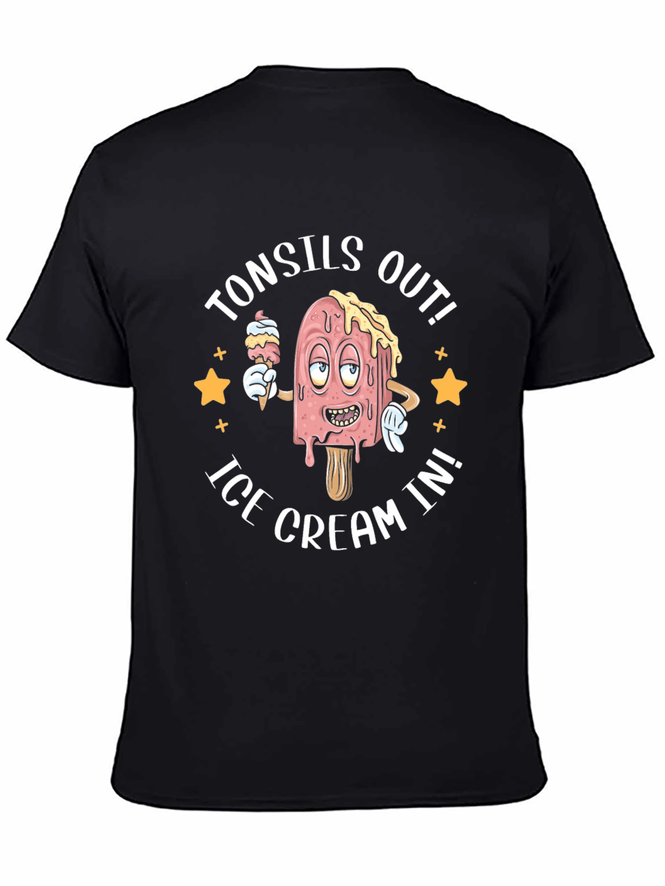 Funny Tonsils Out Ice Cream In T-Shirt