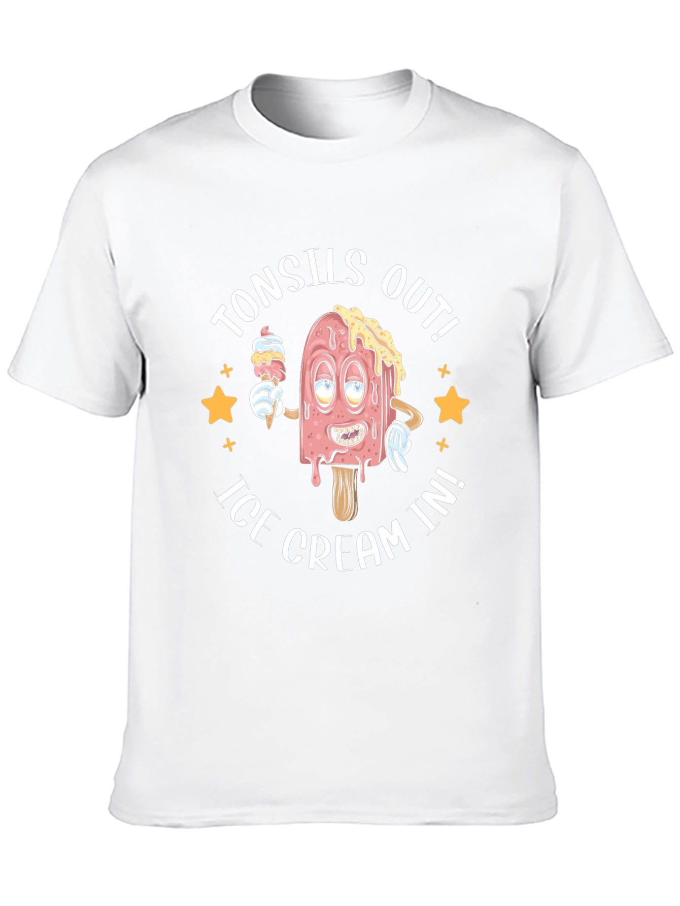 Funny Tonsils Out Ice Cream In T-Shirt