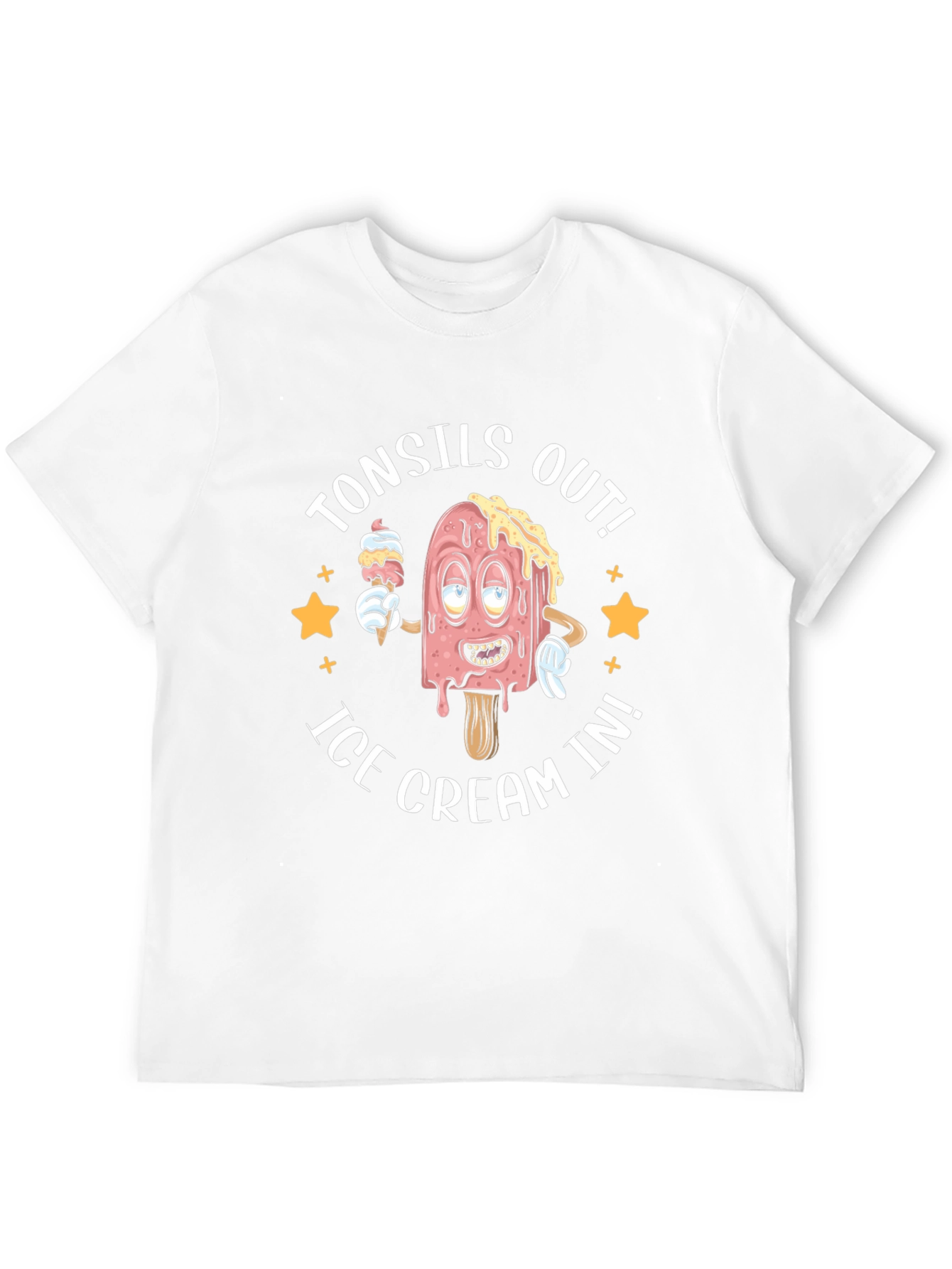 Funny Tonsils Out Ice Cream In T-Shirt