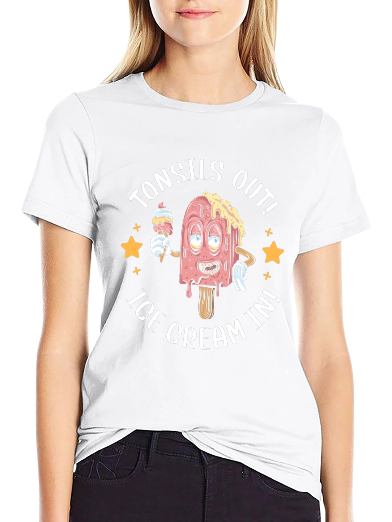 Funny Tonsils Out Ice Cream In T-Shirt