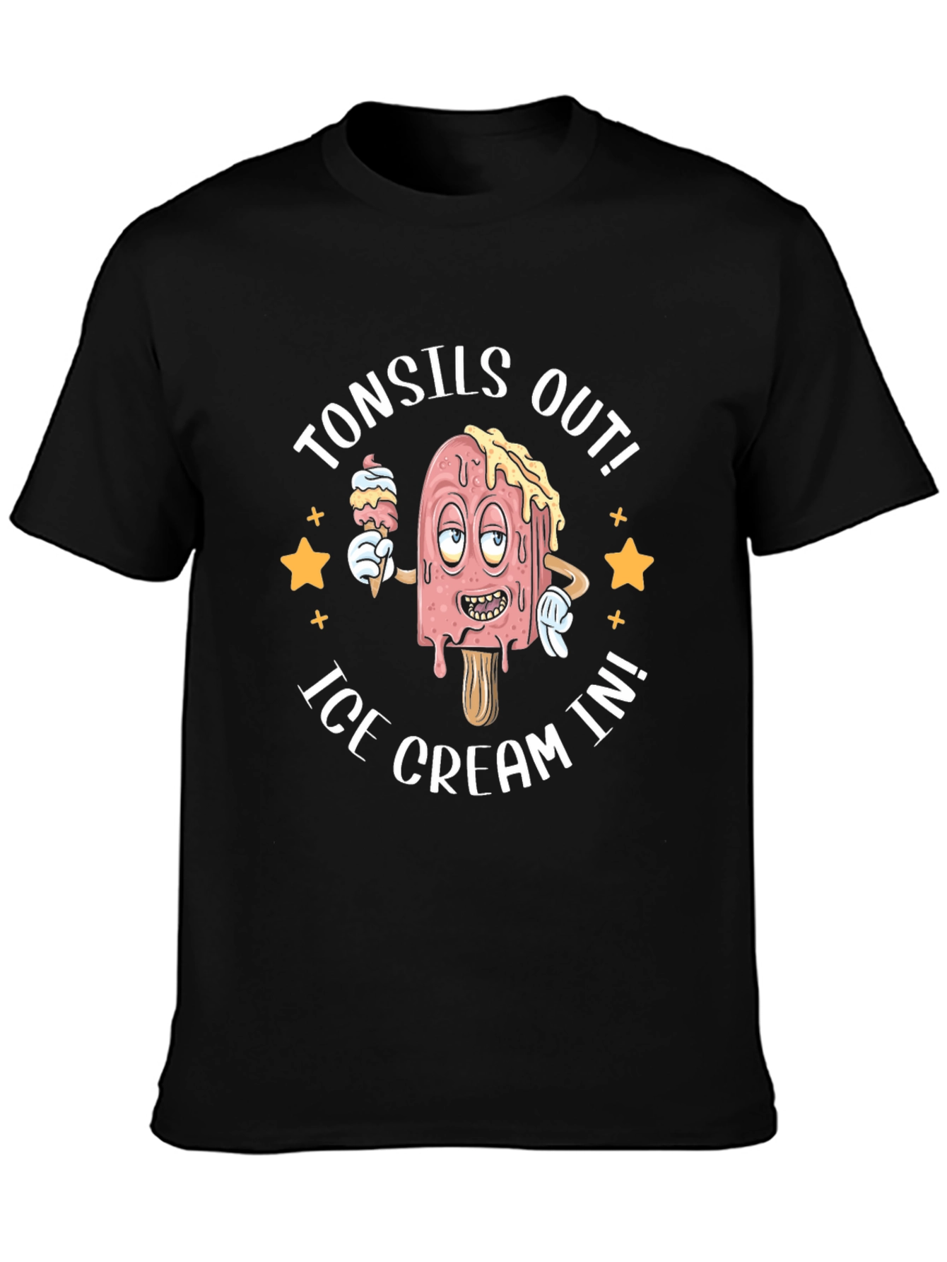 Funny Tonsils Out Ice Cream In T-Shirt