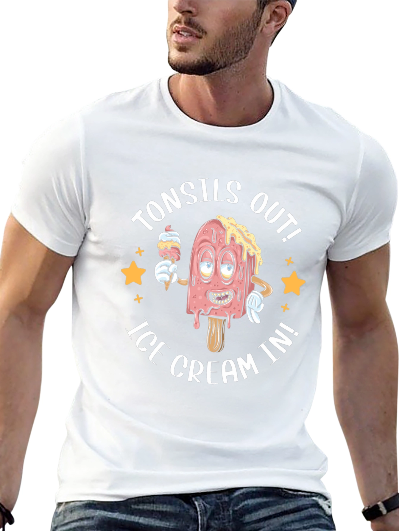 Funny Tonsils Out Ice Cream In T-Shirt