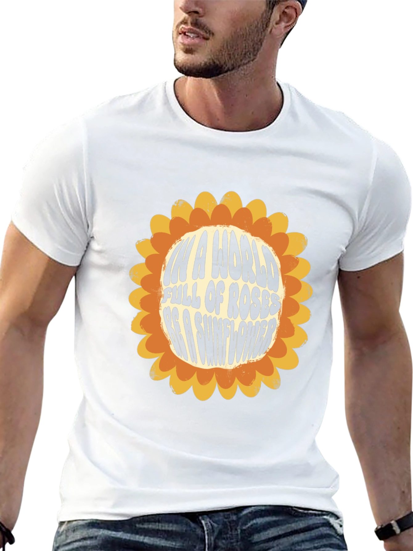 Sunflower Graphic Tee - Be a Sunflower