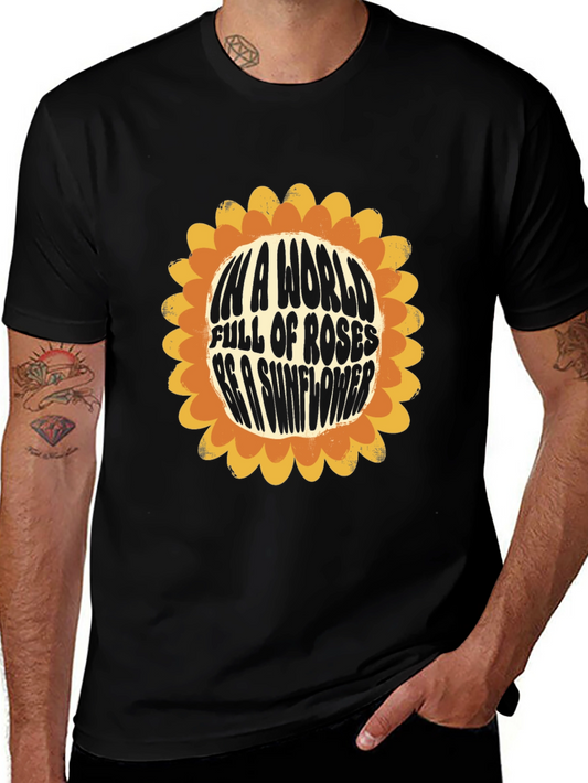 Sunflower Graphic Tee - Be a Sunflower