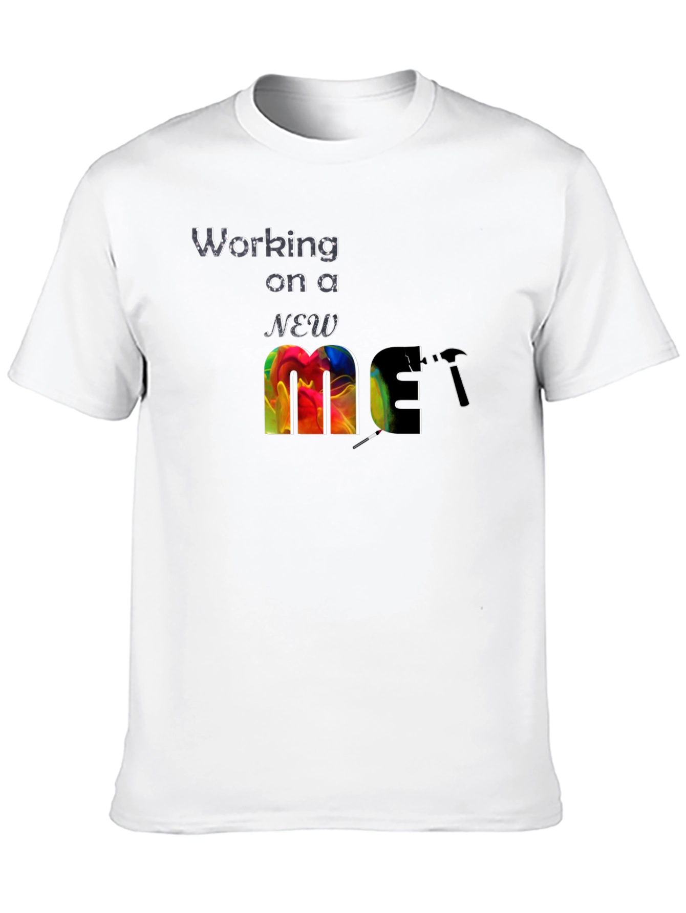 Working on a New Me Graphic T-Shirt