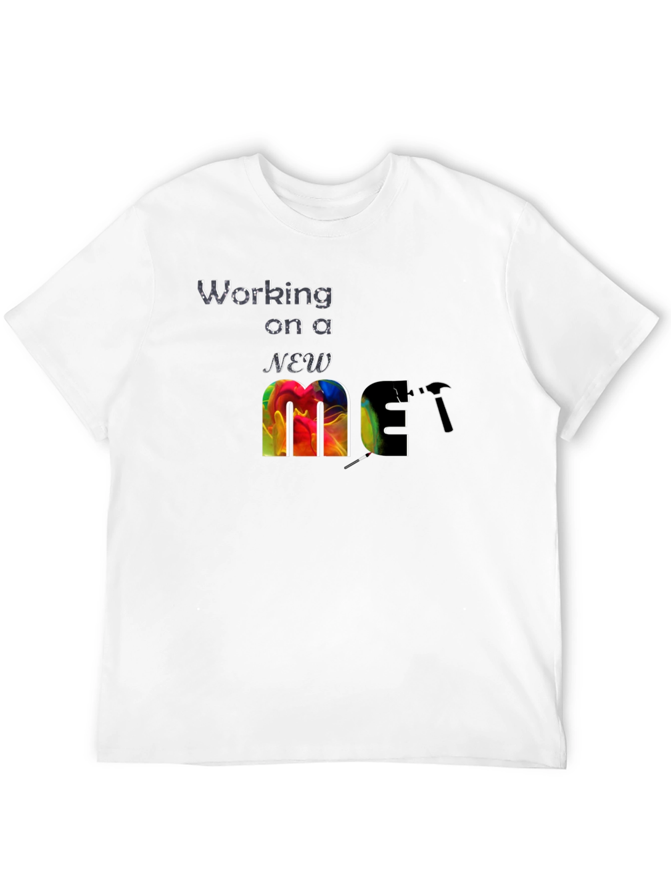 Working on a New Me Graphic T-Shirt