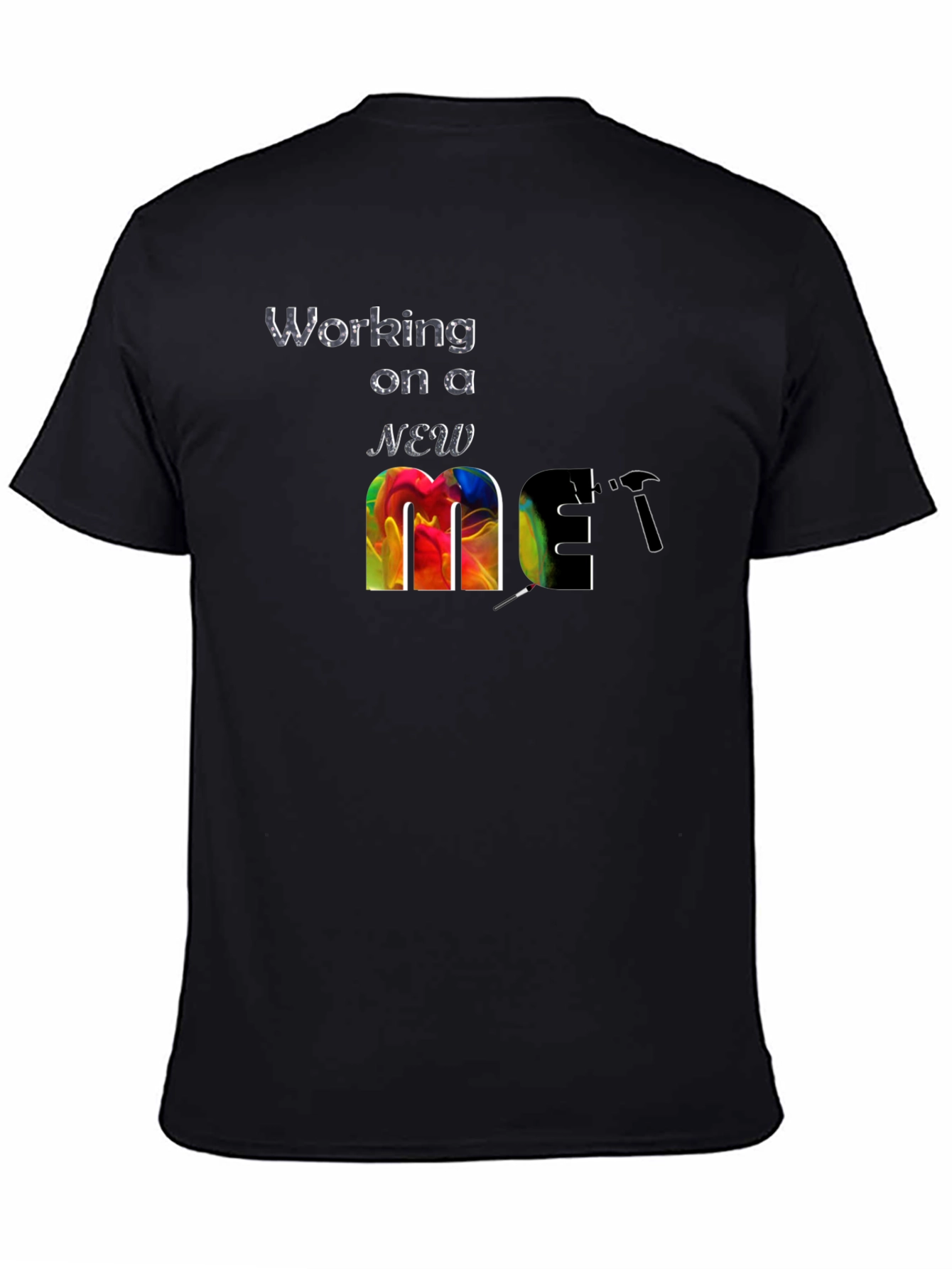 Working on a New Me Graphic T-Shirt