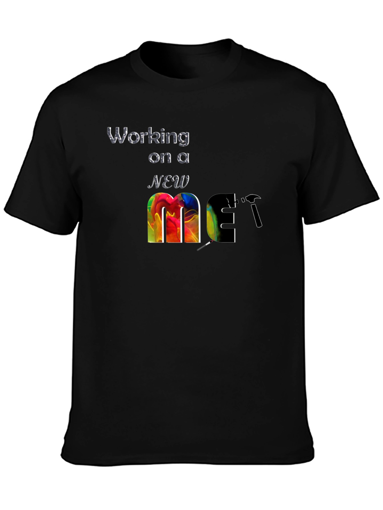 Working on a New Me Graphic T-Shirt
