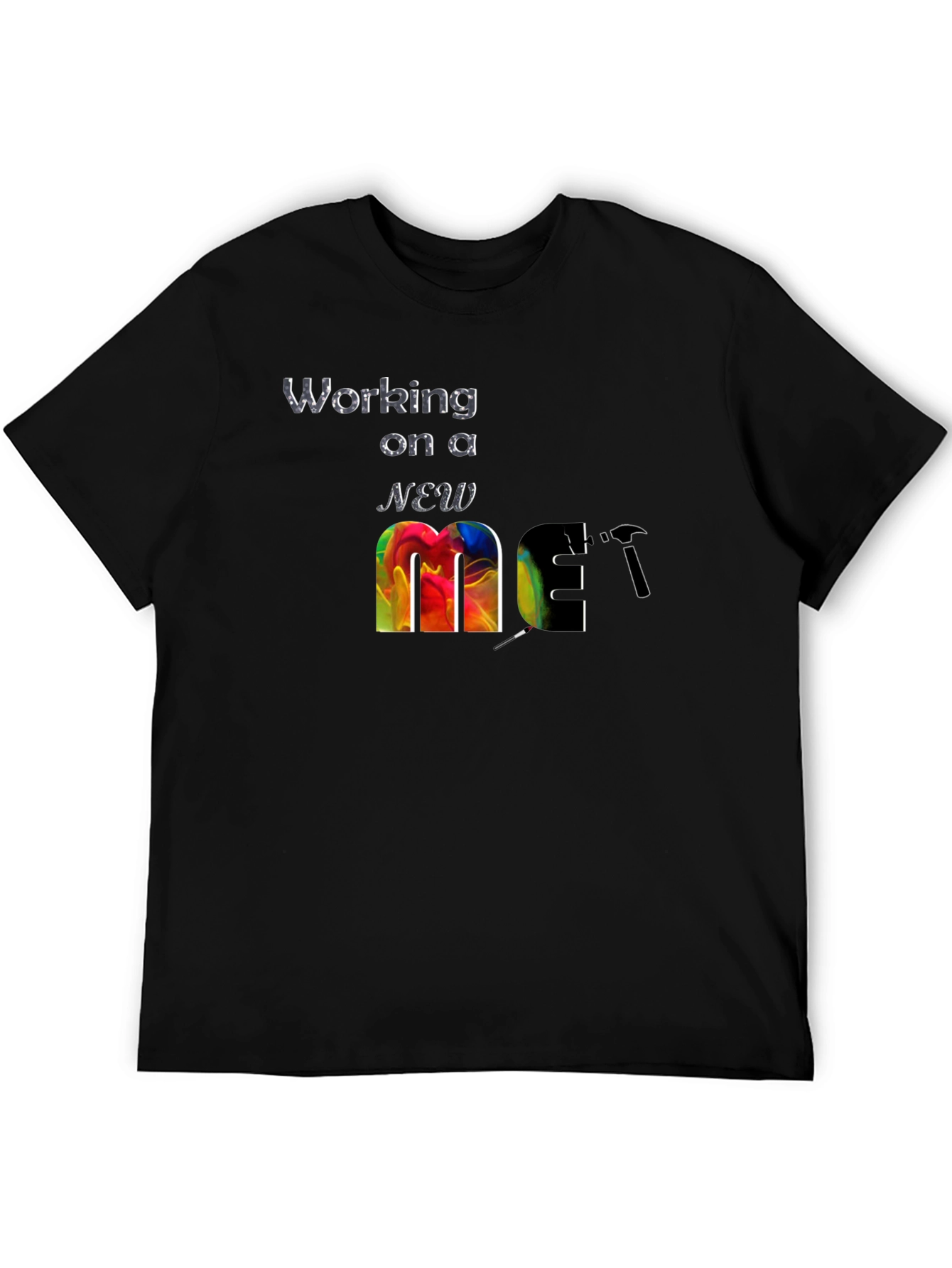 Working on a New Me Graphic T-Shirt
