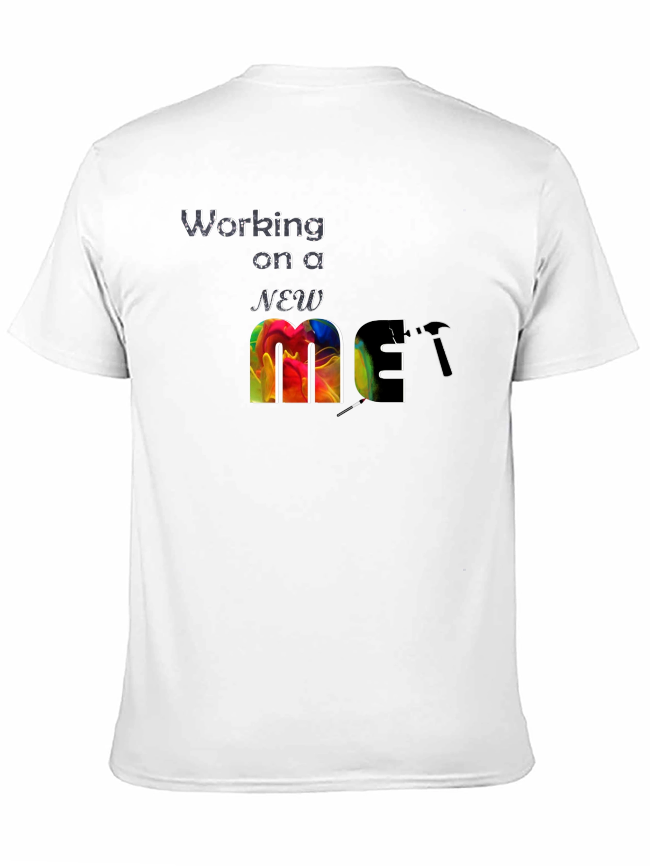 Working on a New Me Graphic T-Shirt