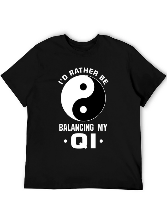 Balance Your Qi T-Shirt - Yin Yang Design
