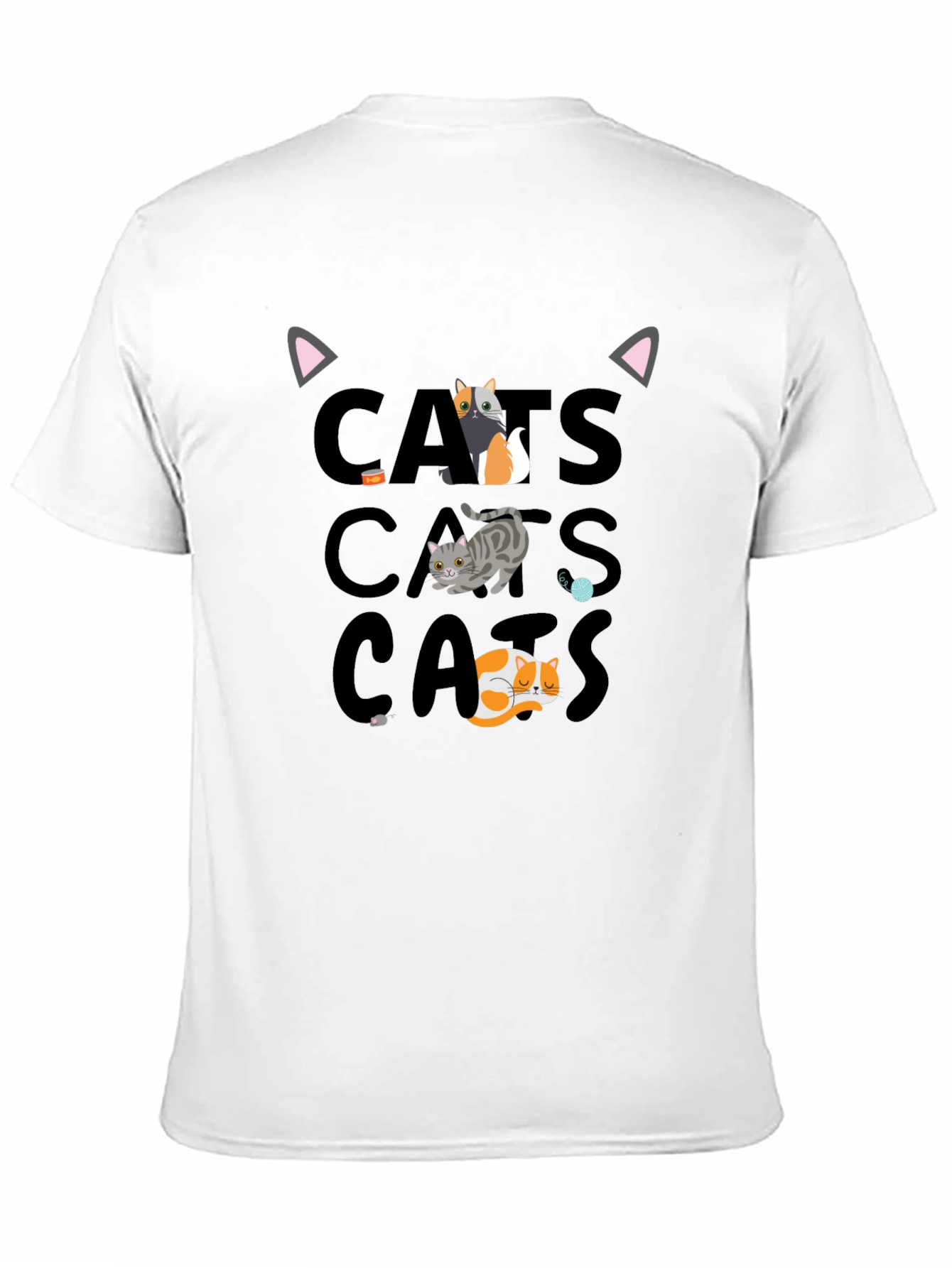 Cats Graphic T-Shirt - Fun Cat Lover Tee