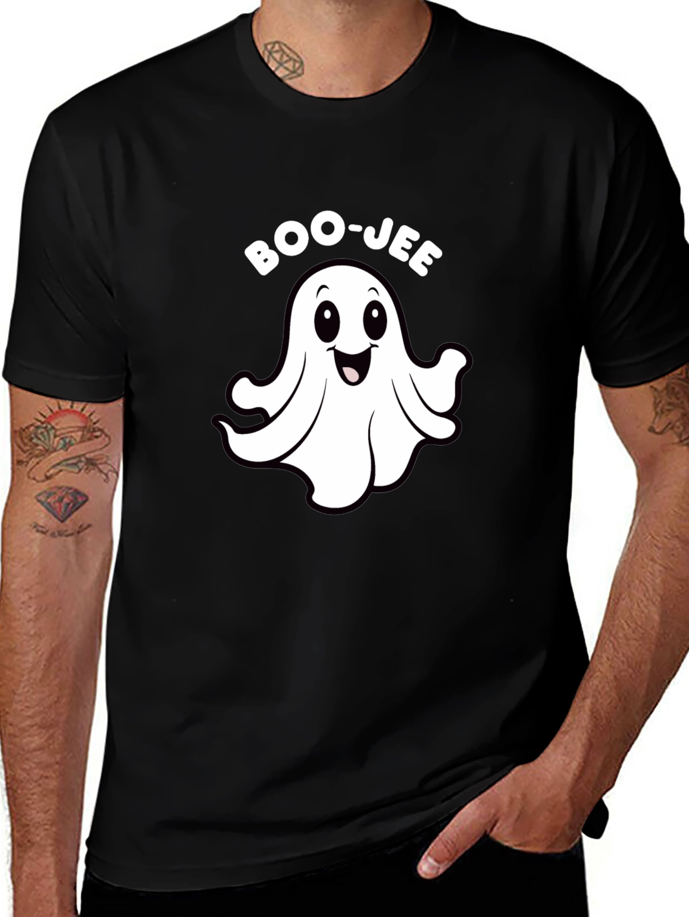 Boo-jee Ghost Graphic T-Shirt - Halloween Edition