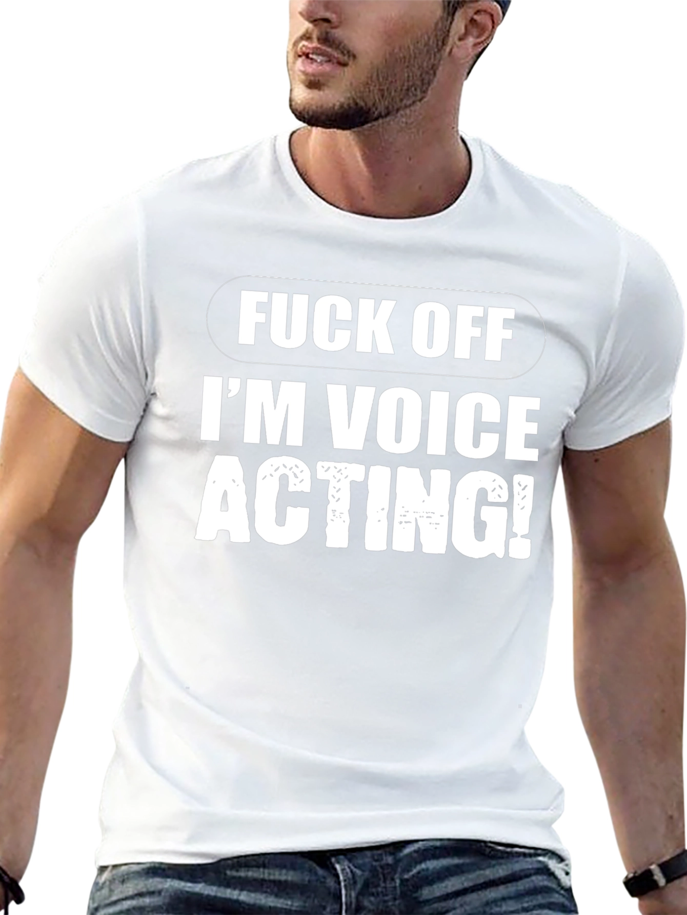 Voice Acting T-Shirt - Black Funny Tee