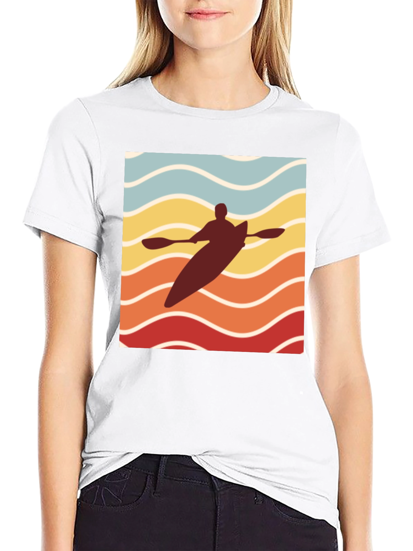 Retro Kayak Graphic Tee