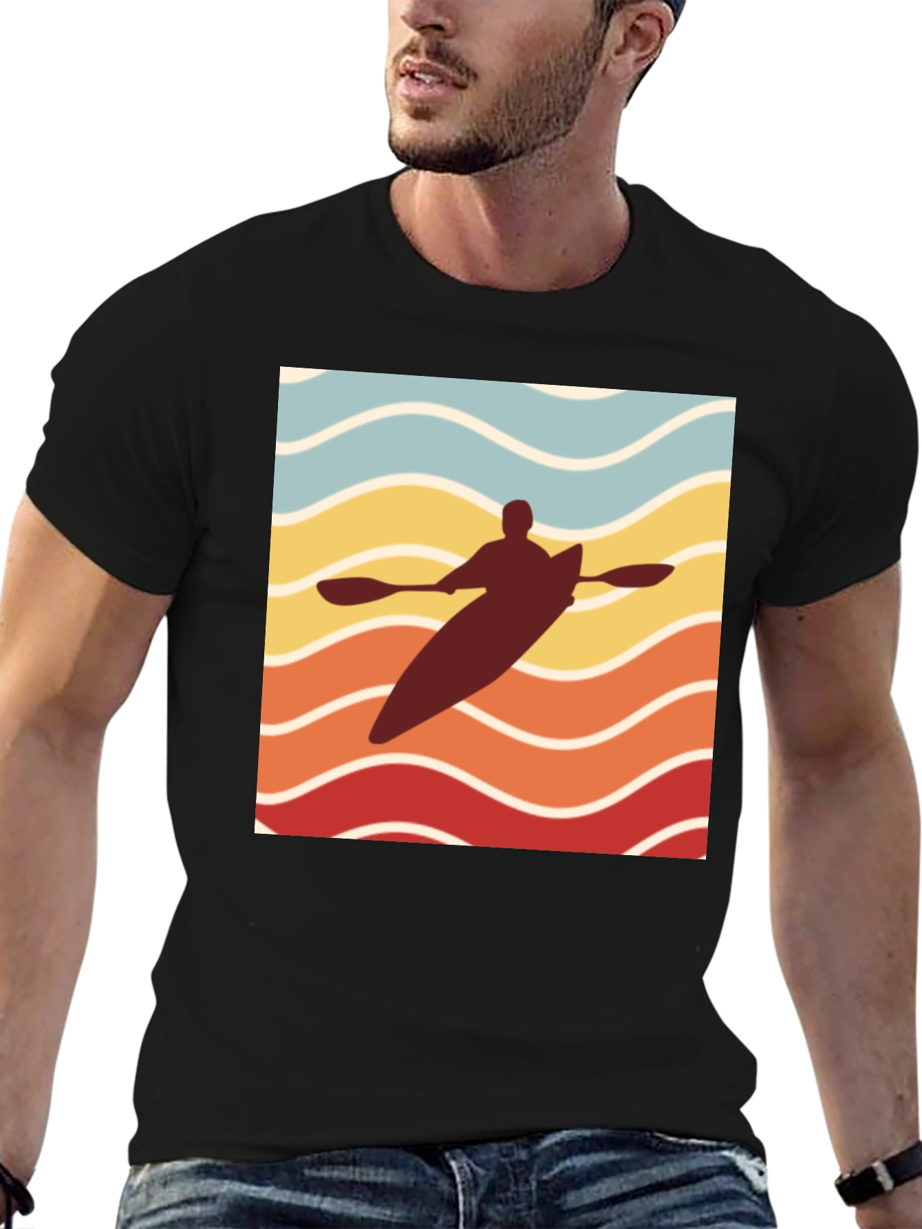 Retro Kayak Graphic Tee