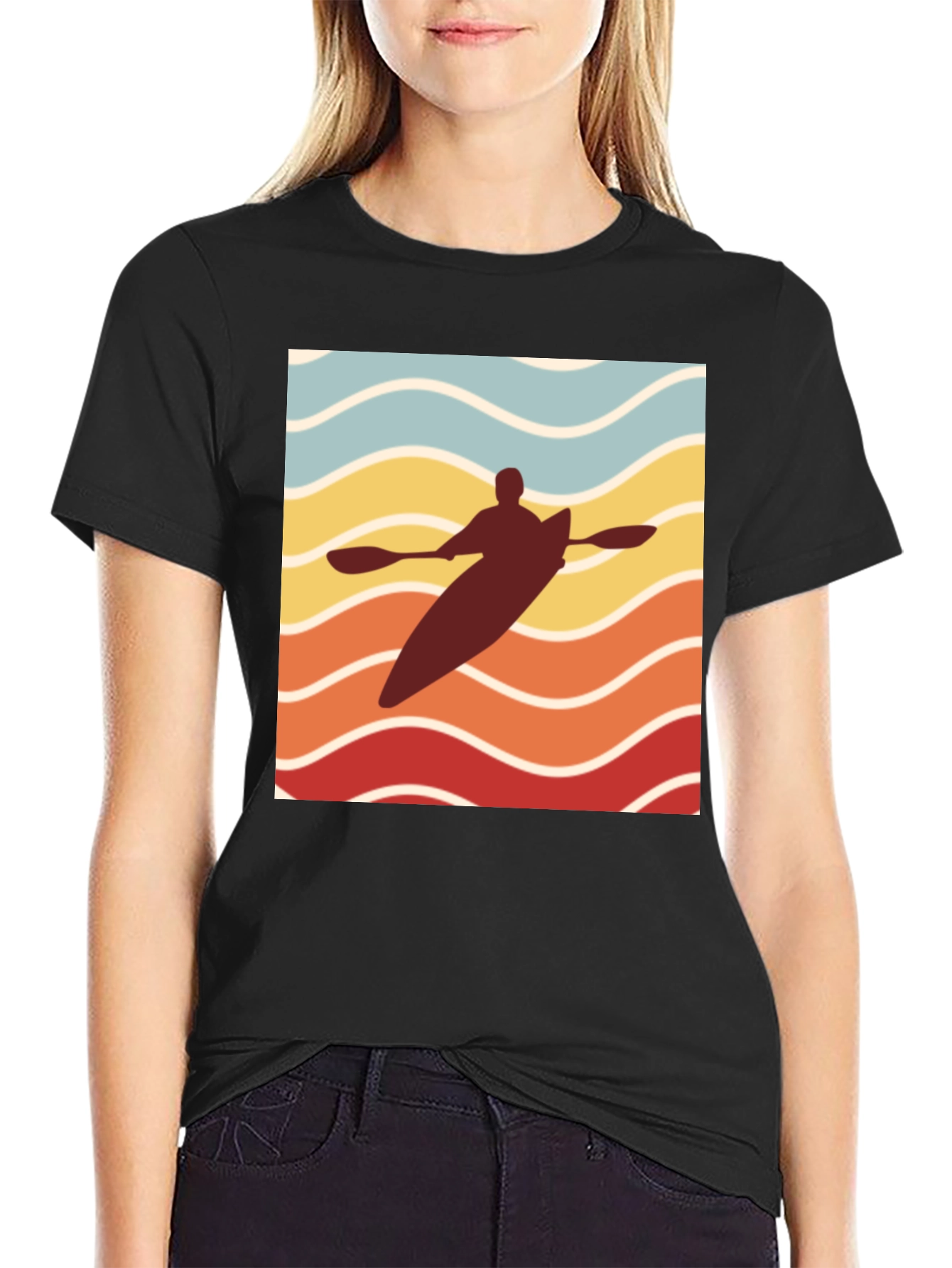 Retro Kayak Graphic Tee