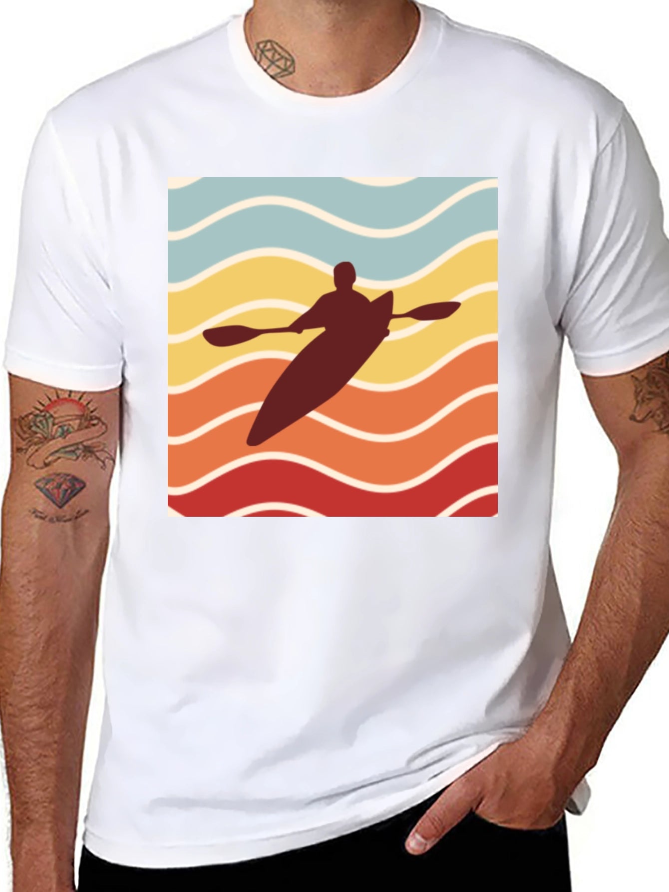 Retro Kayak Graphic Tee