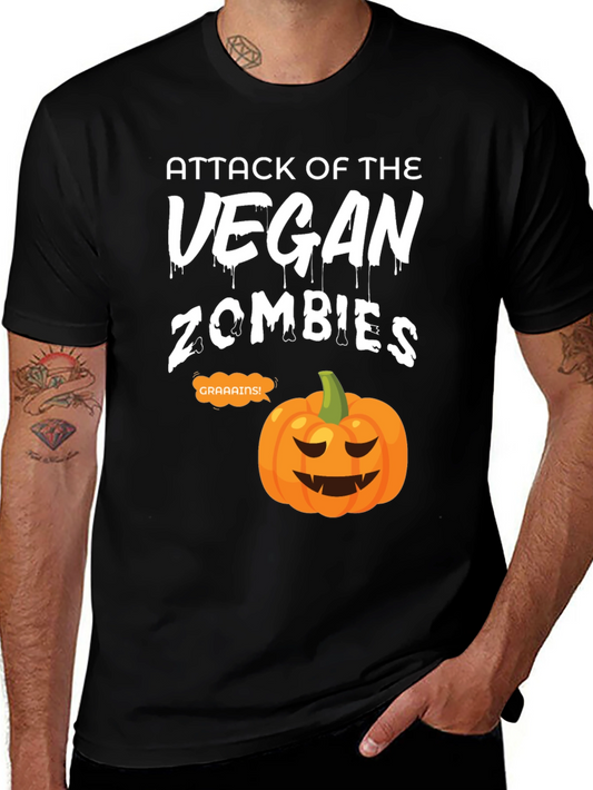 Vegan Zombie Halloween T-Shirt