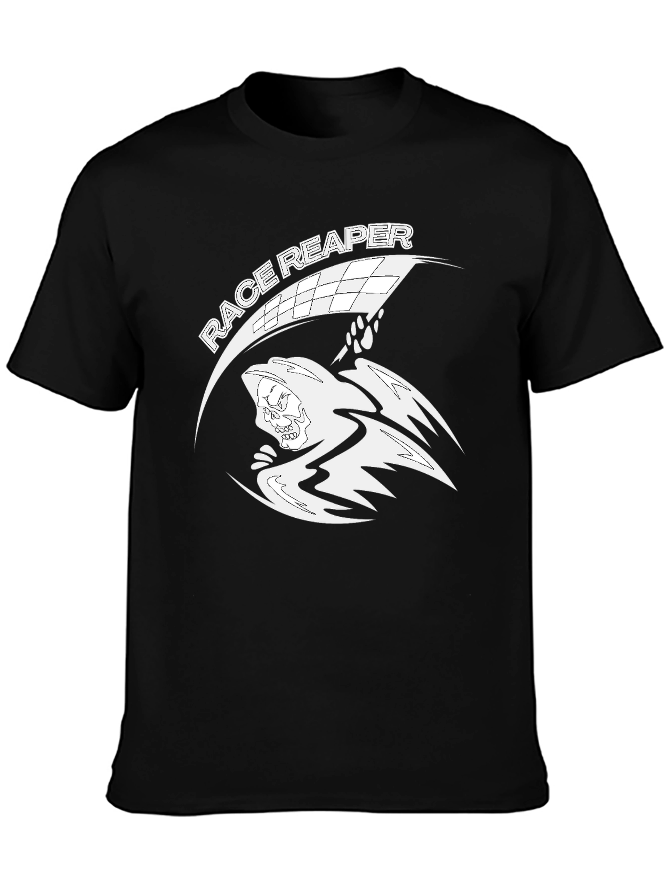 Race Reaper T-Shirt - Black Graphic Tee