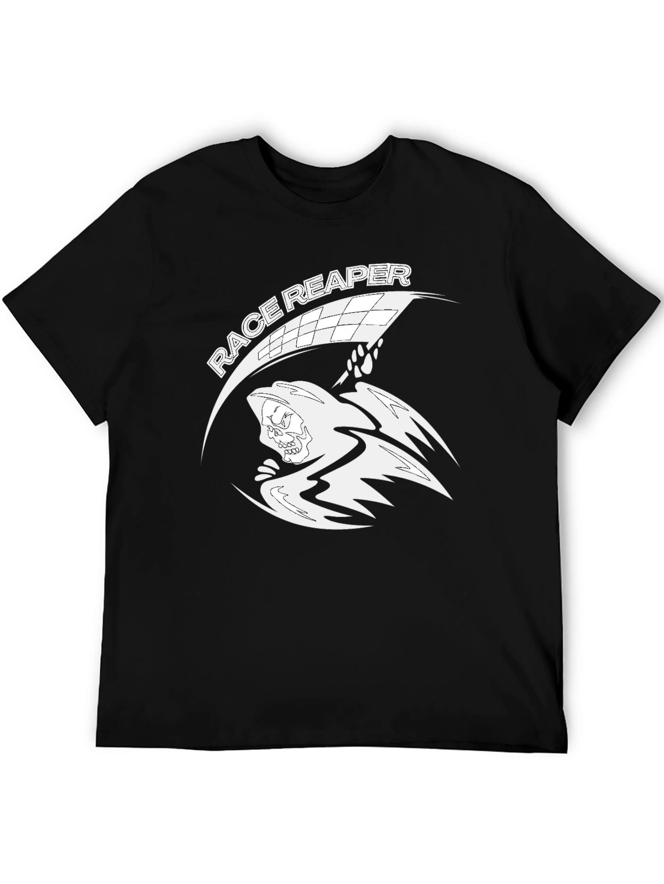 Race Reaper T-Shirt - Black Graphic Tee
