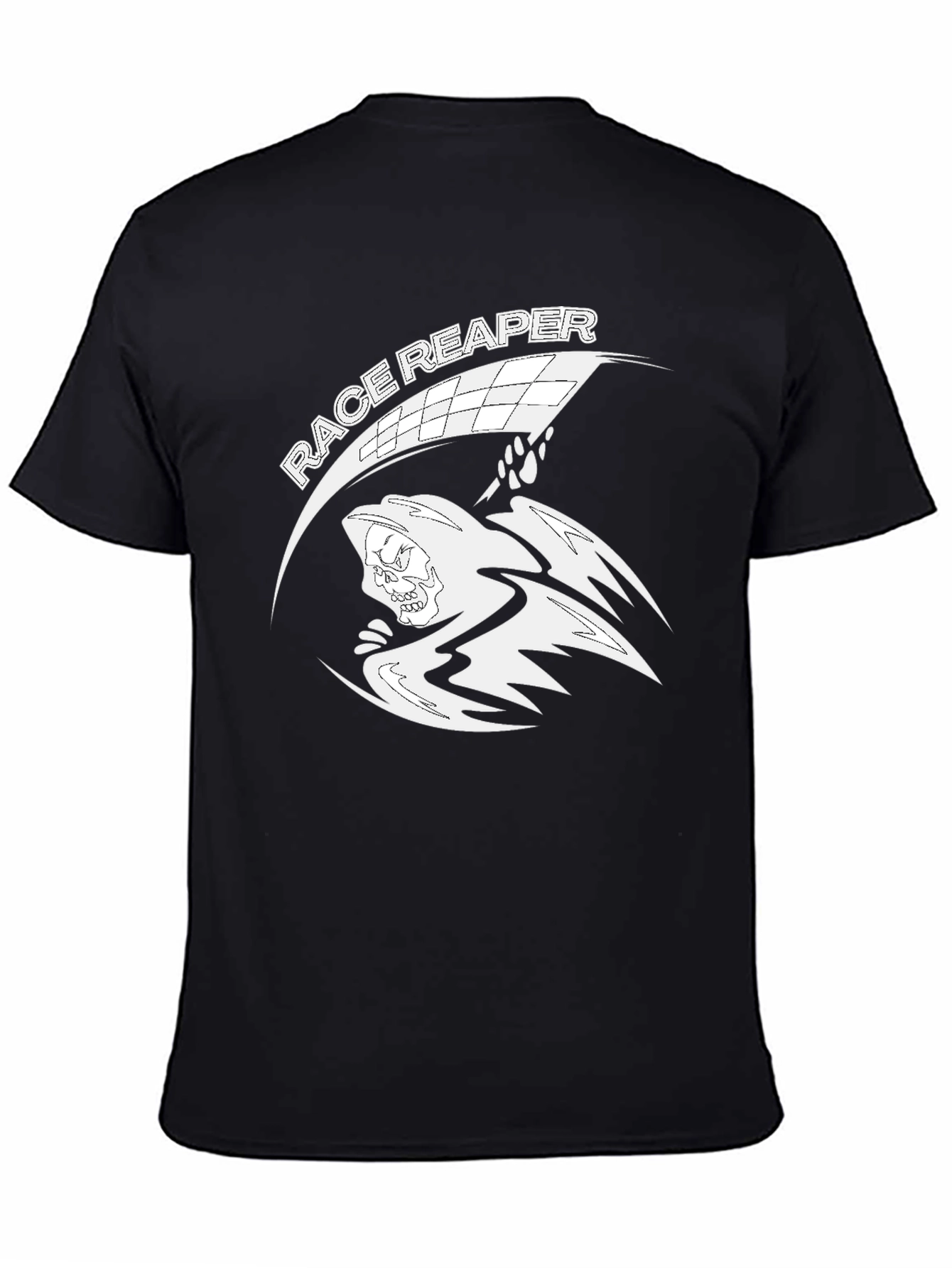 Race Reaper T-Shirt - Black Graphic Tee