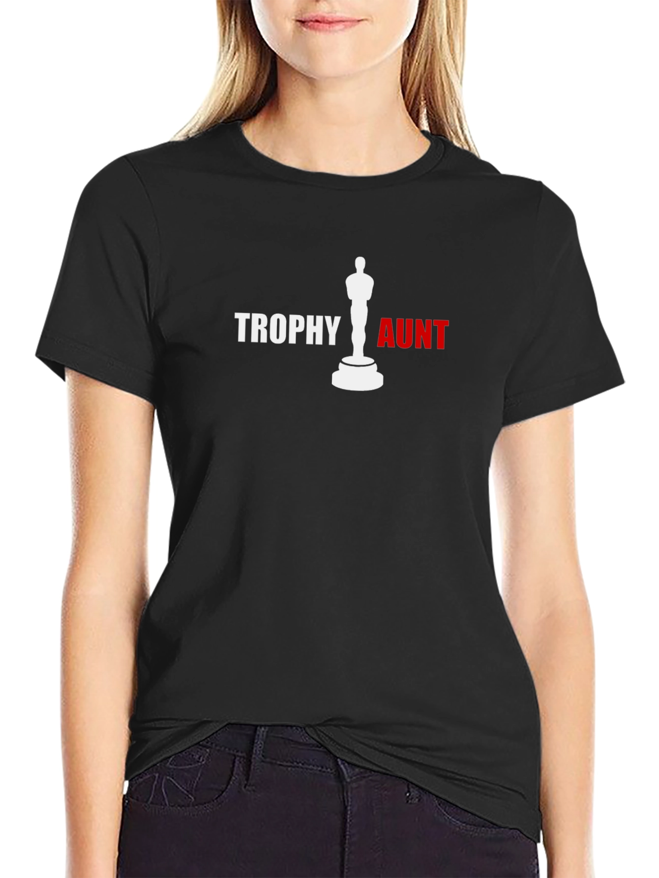 Trophy Aunt Graphic T-Shirt - Novelty Tee