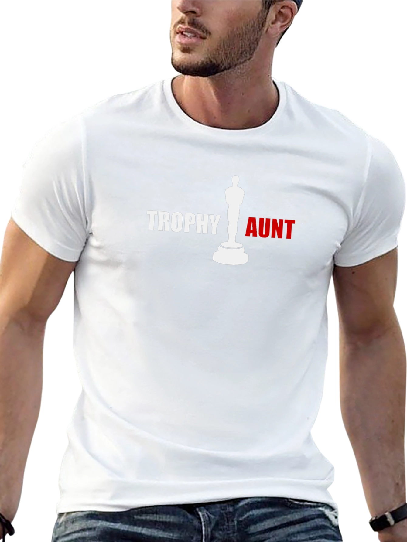 Trophy Aunt Graphic T-Shirt - Novelty Tee