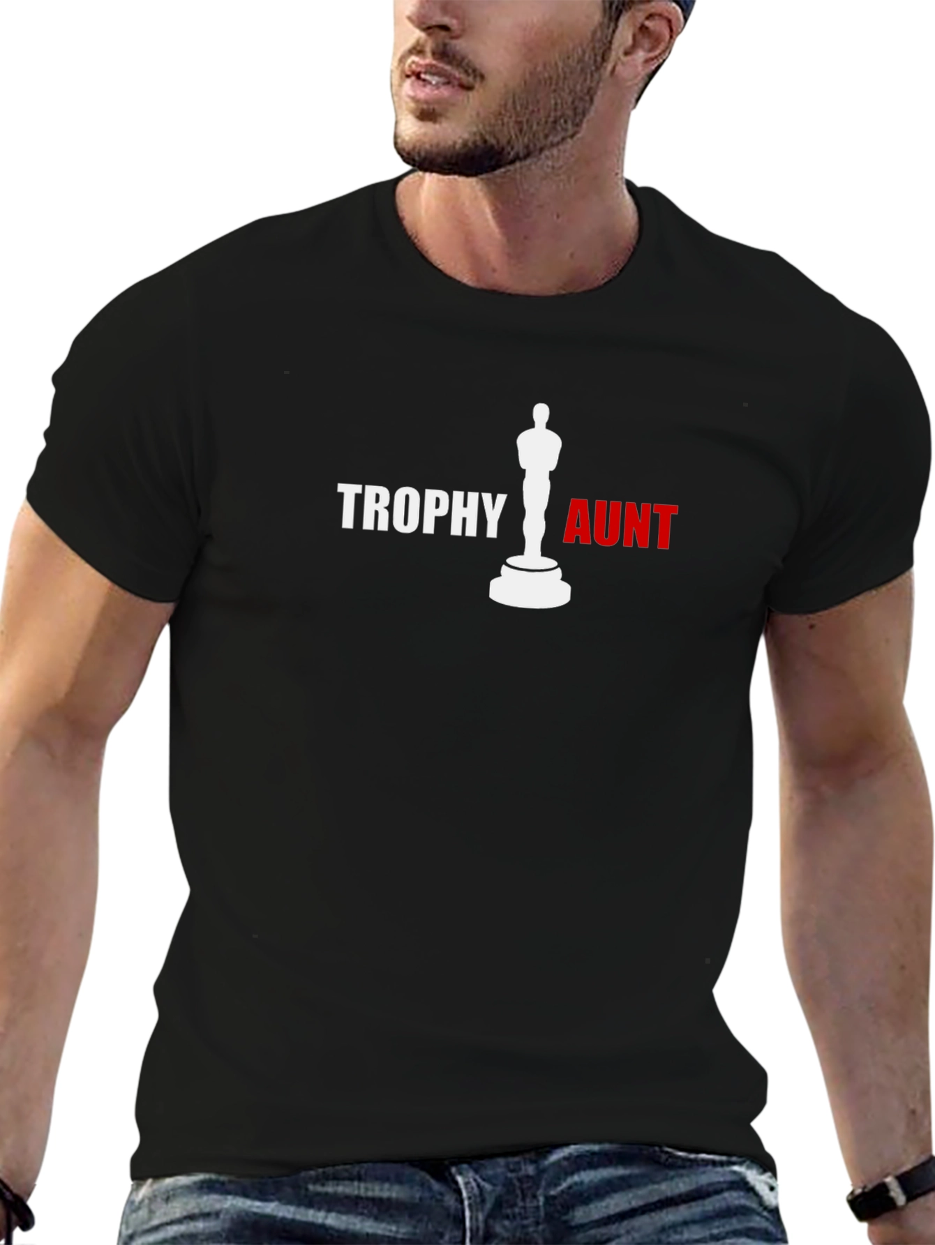 Trophy Aunt Graphic T-Shirt - Novelty Tee