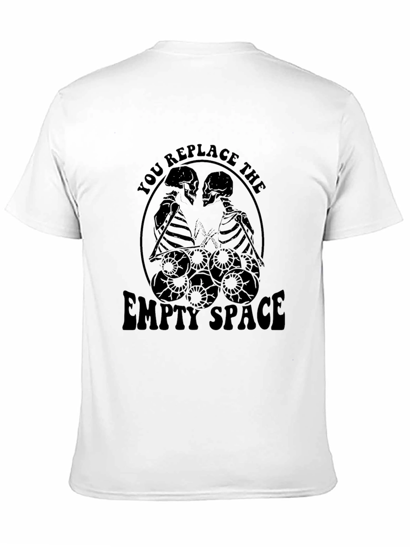 Skeleton Drummer T-Shirt - Replace the Empty Space