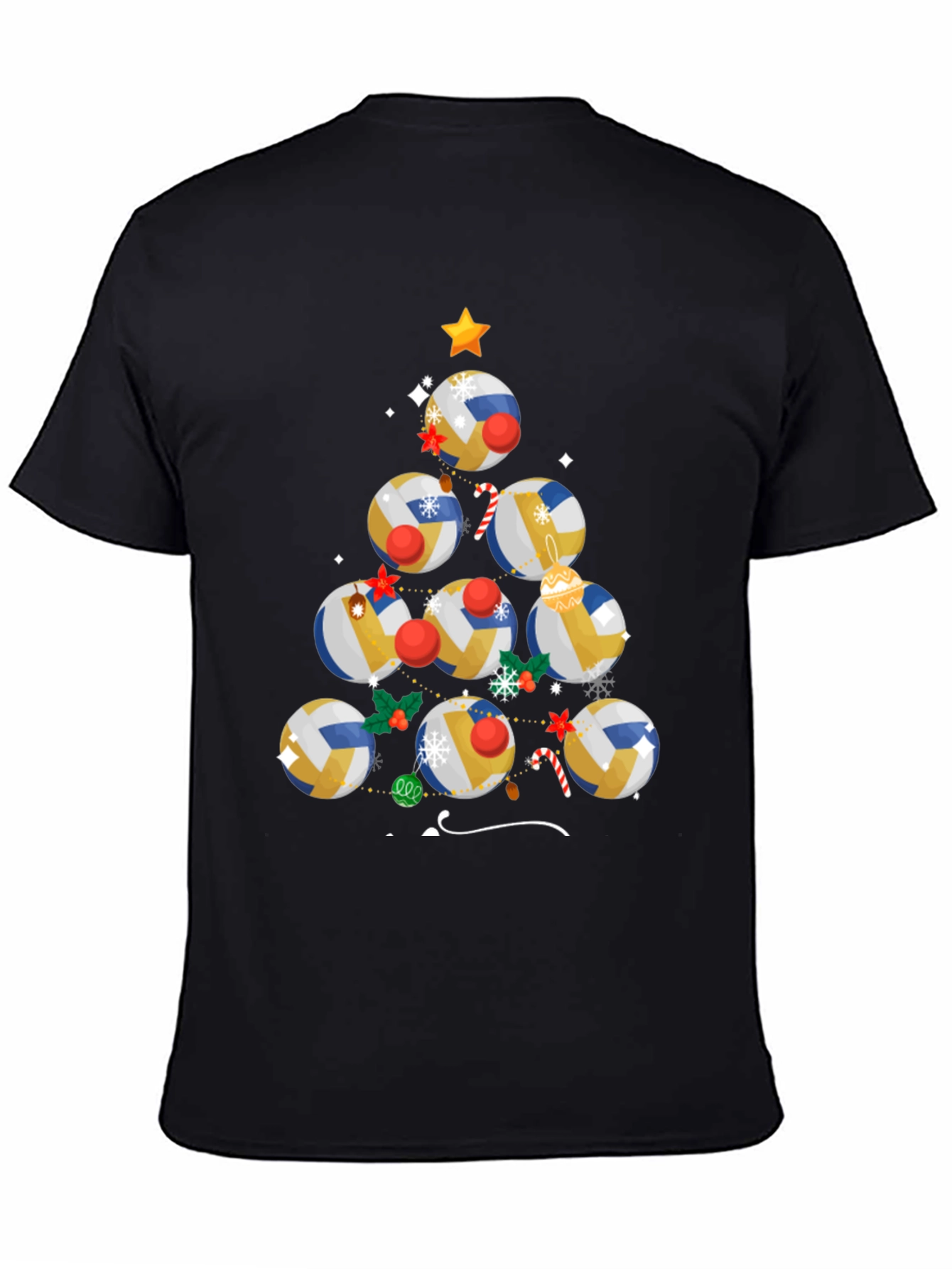 Volleyball Christmas Tree Shirt