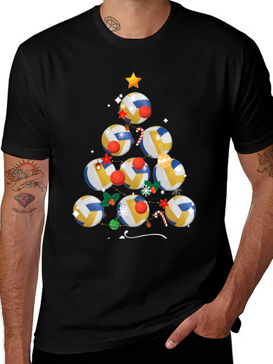 Volleyball Christmas Tree Shirt