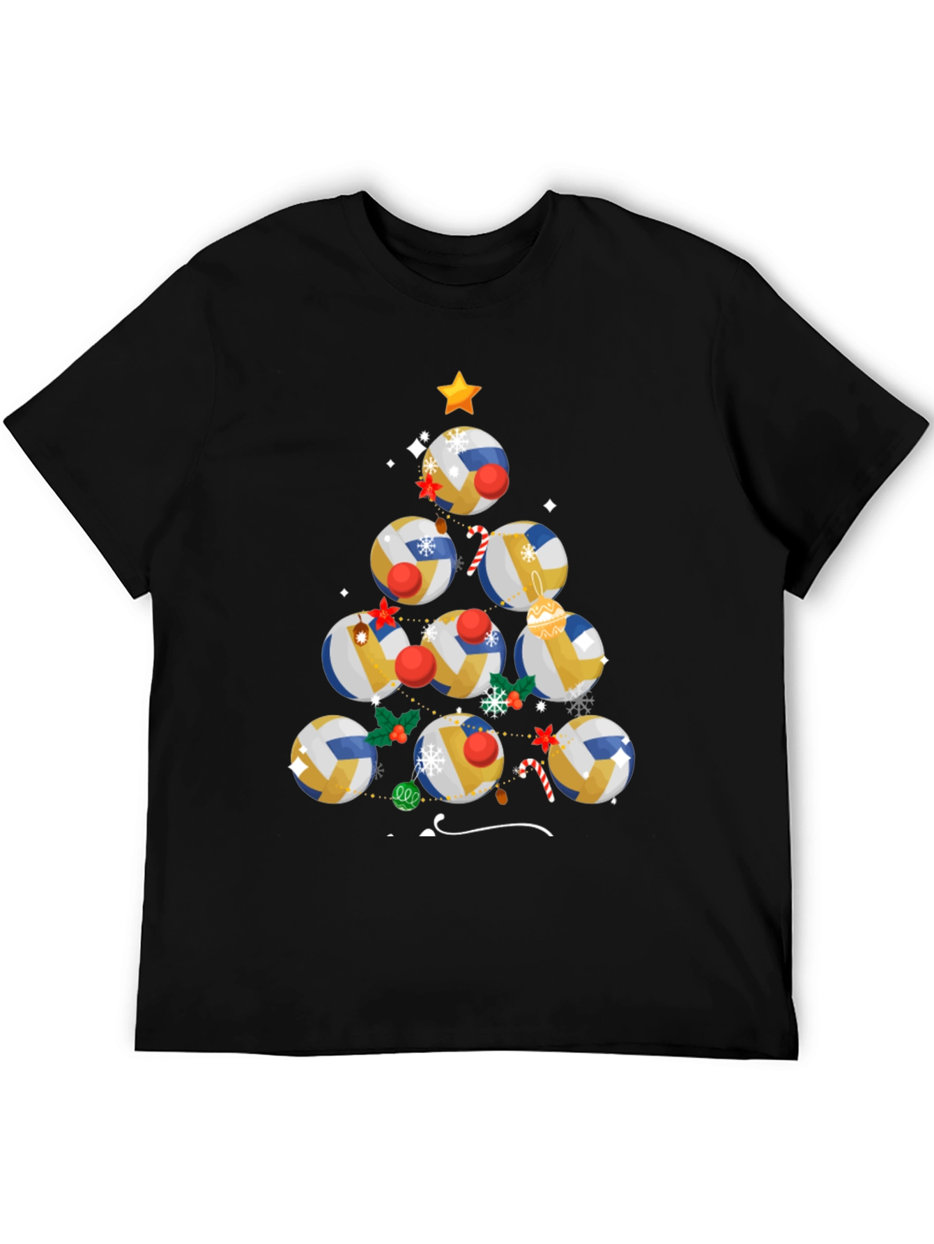 Volleyball Christmas Tree Shirt