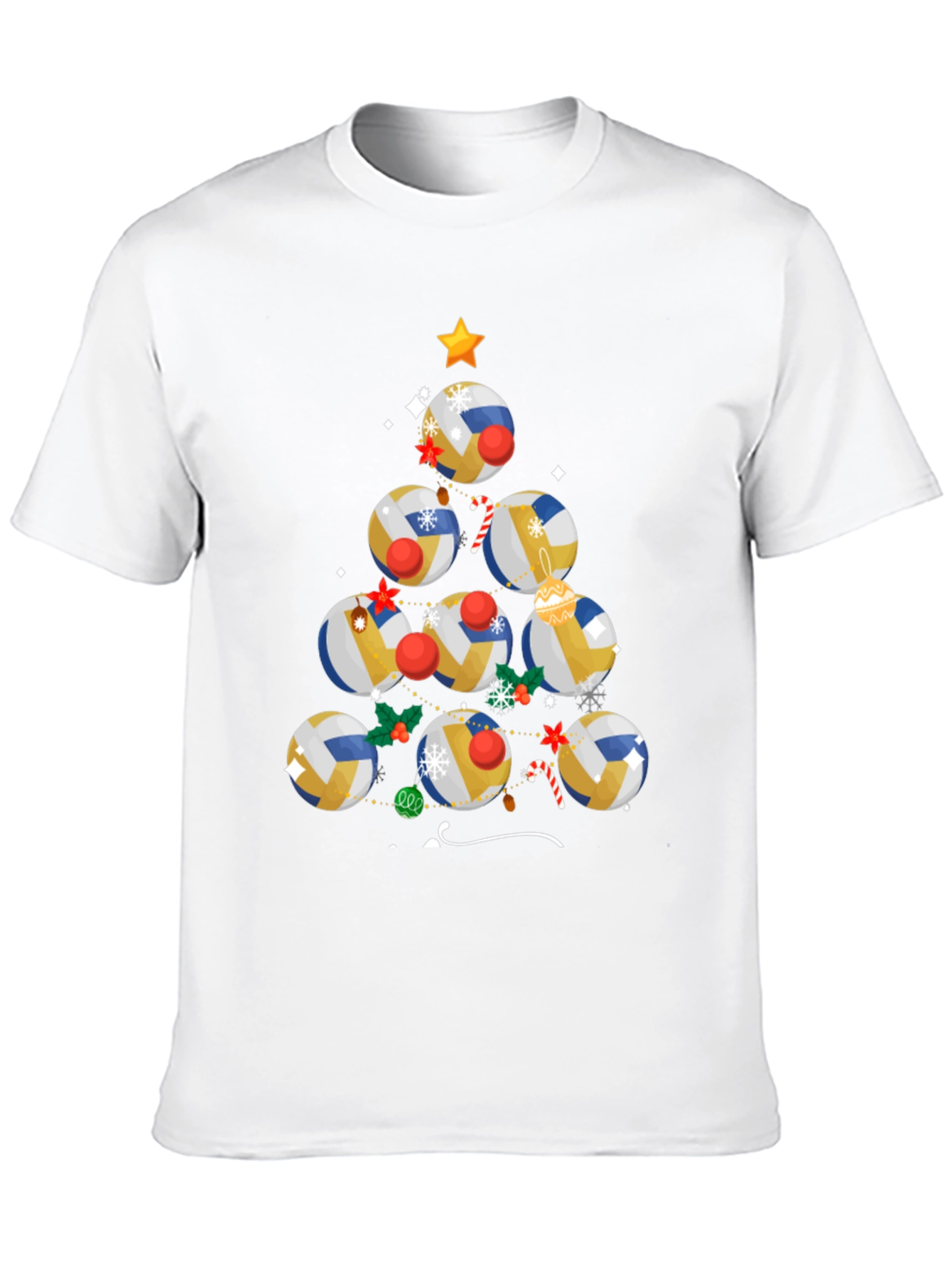Volleyball Christmas Tree Shirt