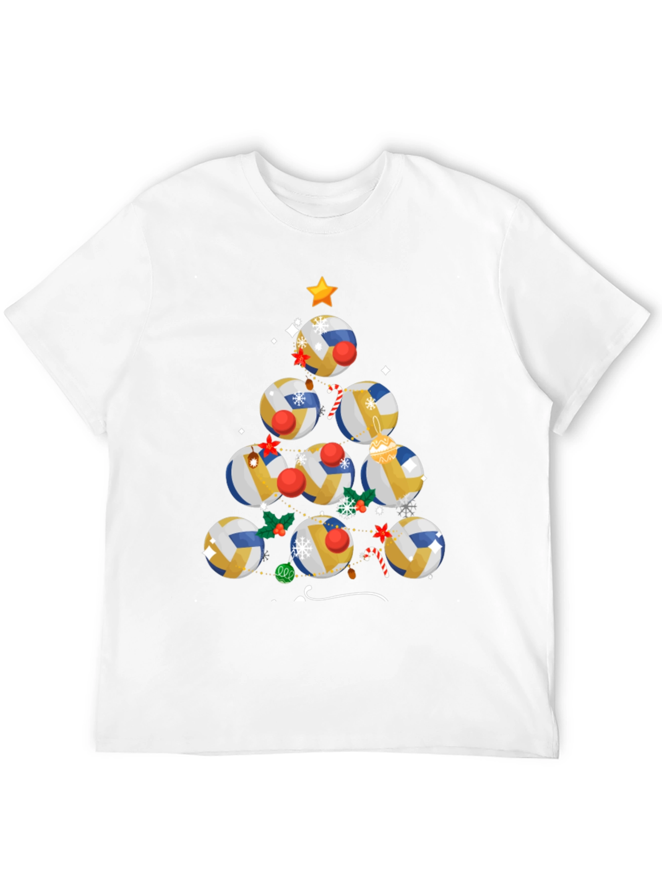 Volleyball Christmas Tree Shirt