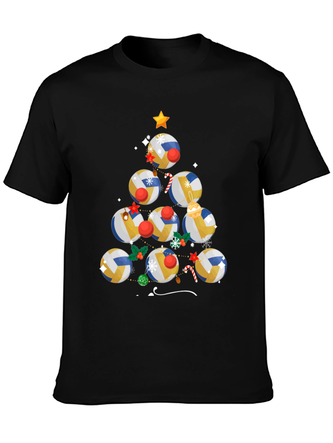 Volleyball Christmas Tree Shirt