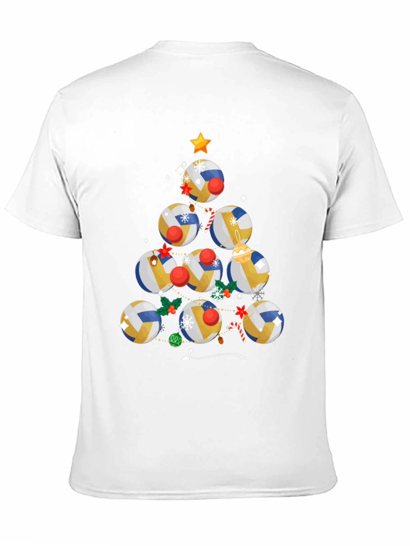 Volleyball Christmas Tree Shirt