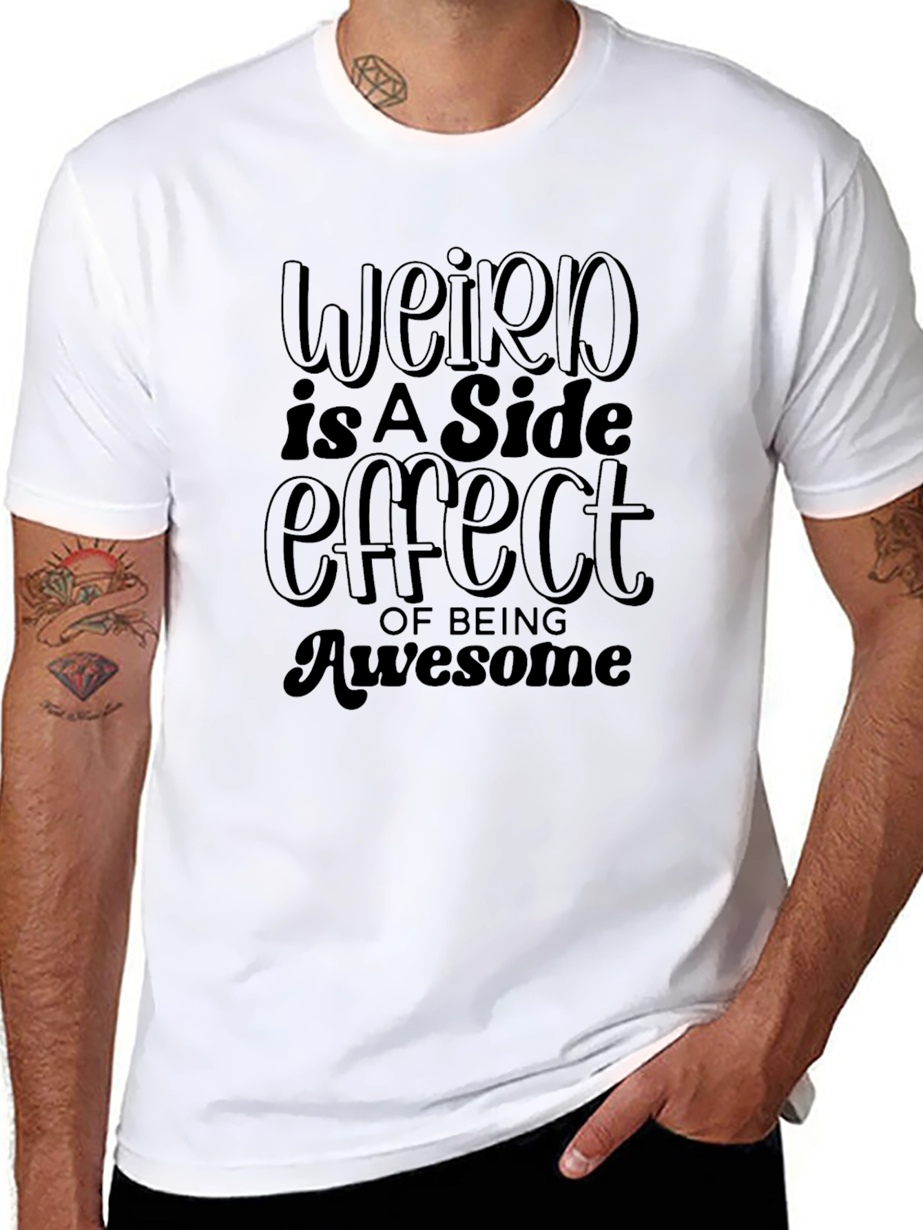 Weird is a Side Effect Graphic T-Shirt