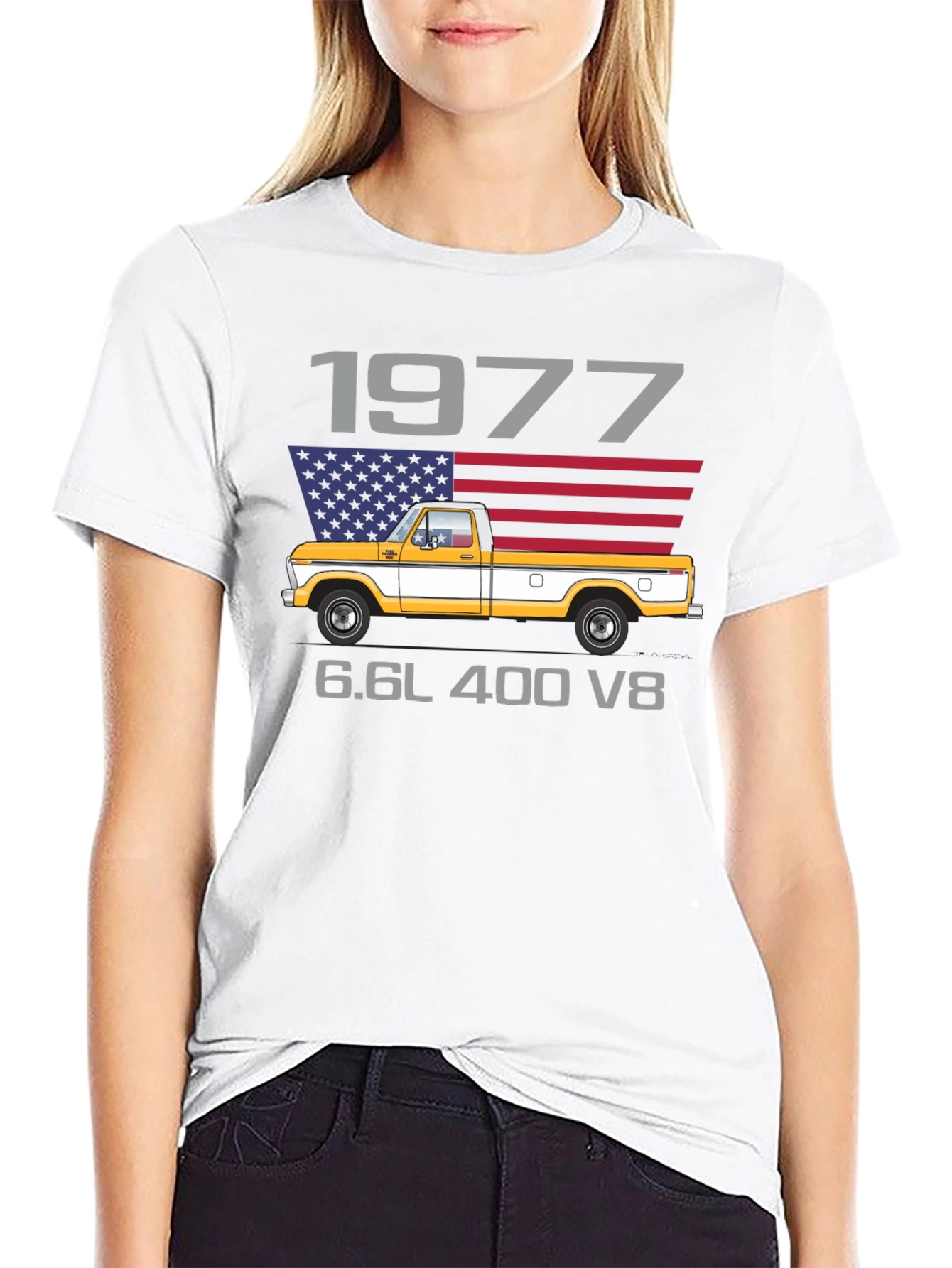 1977 Truck T-Shirt - American Classic Pickup Tee