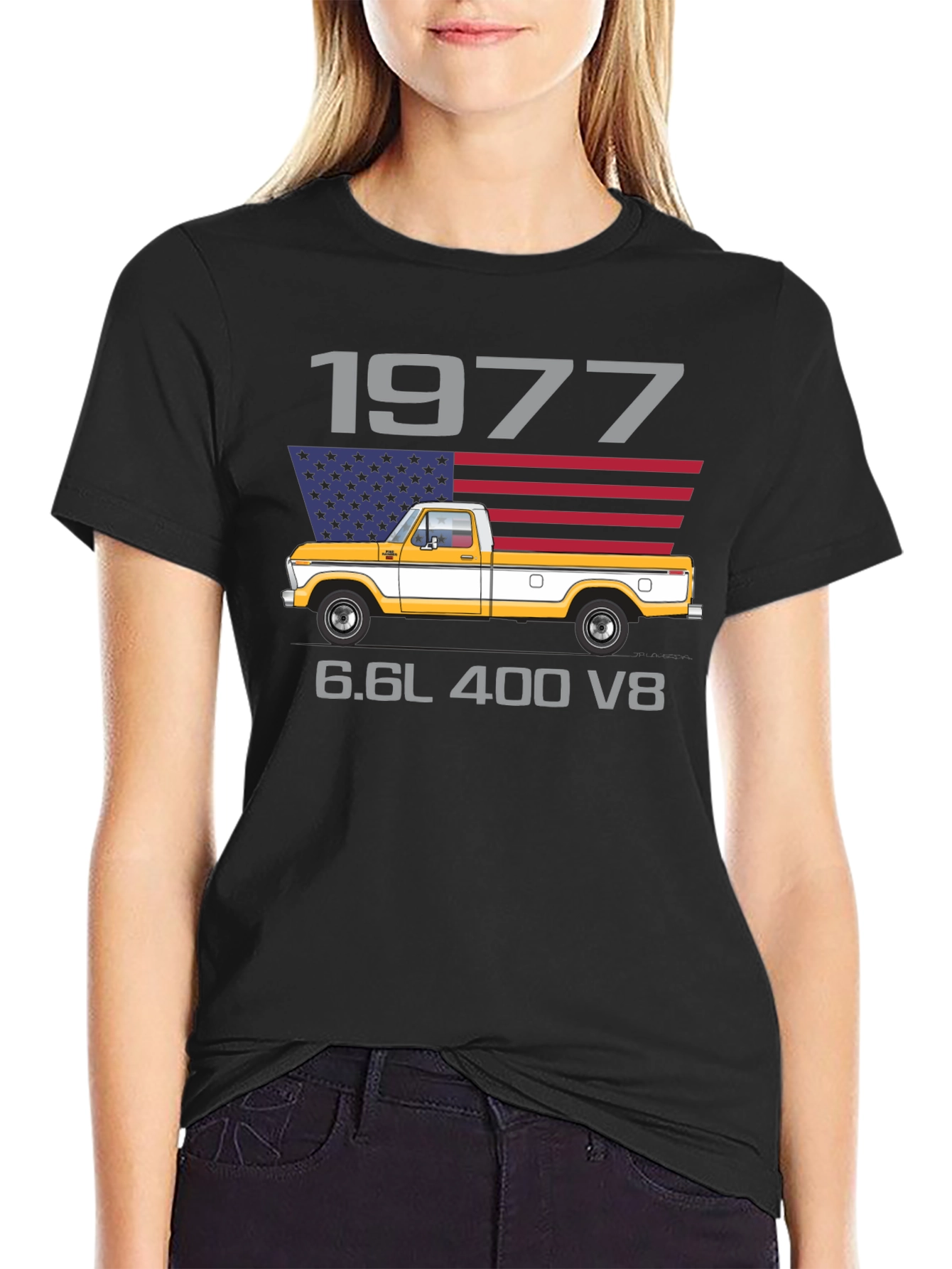 1977 Truck T-Shirt - American Classic Pickup Tee