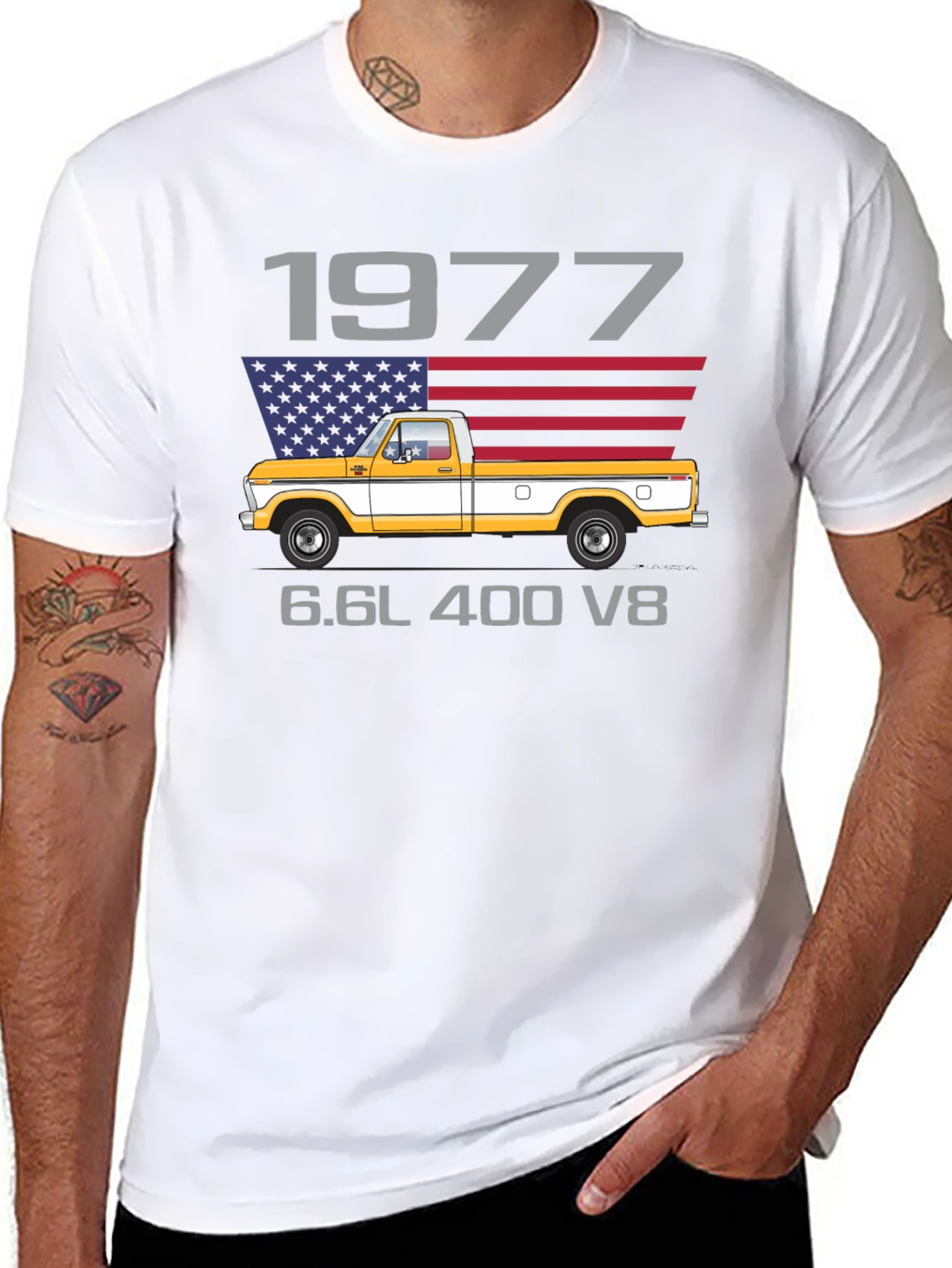 1977 Truck T-Shirt - American Classic Pickup Tee