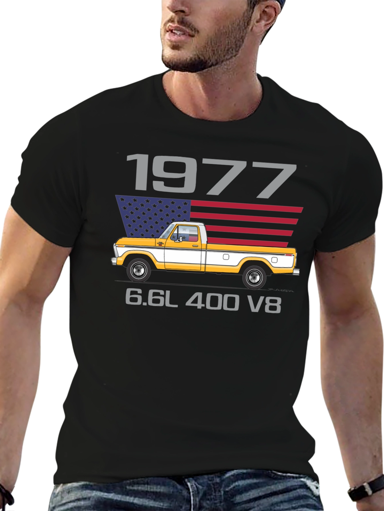 1977 Truck T-Shirt - American Classic Pickup Tee