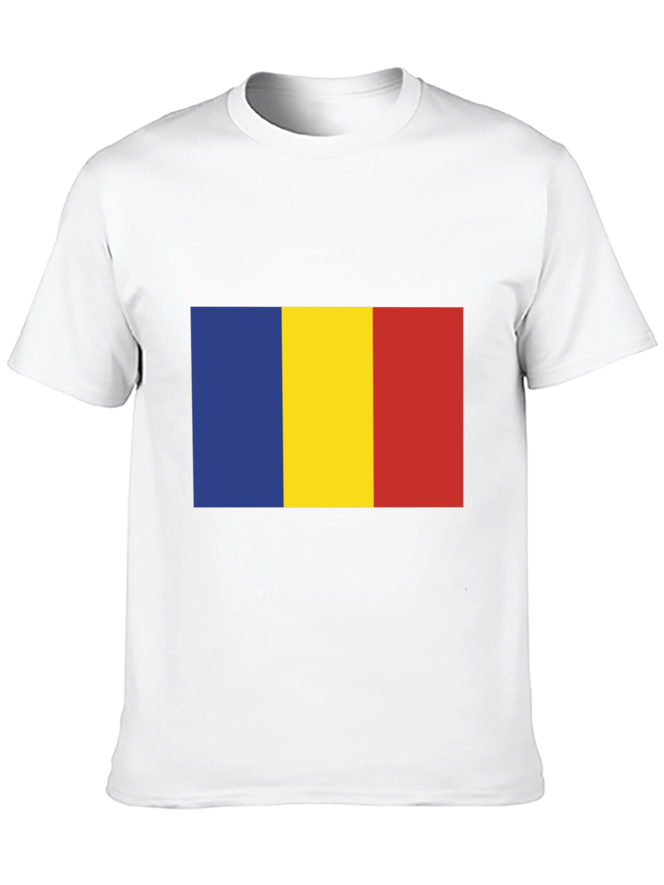 Romania Flag T-Shirt - Black Tee